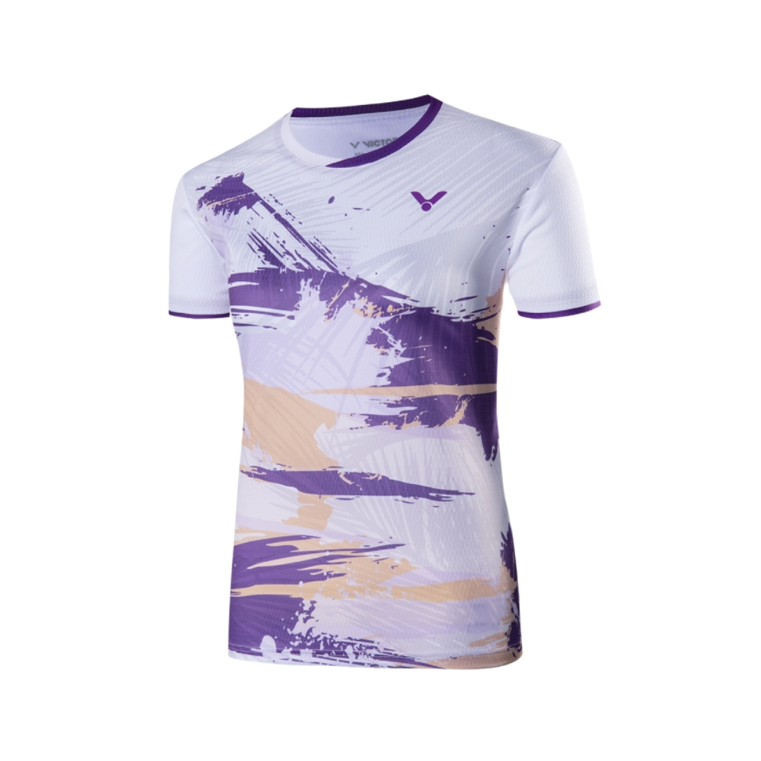 Victor T 36000TD Women's Badminton Shirt - Breathable Quick-Dry Performance Top for Badminton, Tennis & Sports - Perfect for Training, Matches & Outdoor Activities