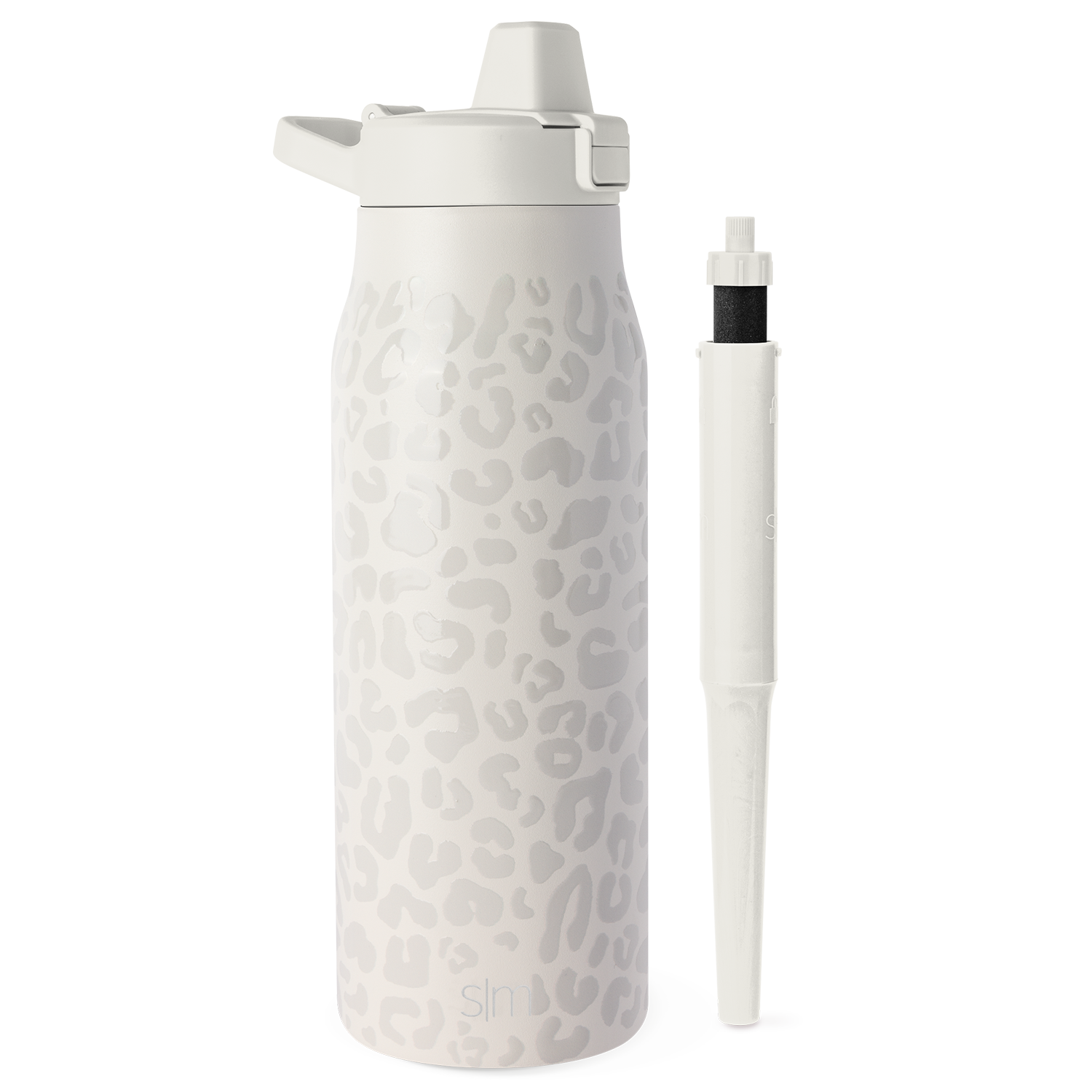 Stainless Steel Flip Top Straw Lid for Water Bottles - Leak Proof & Easy to Use - Perfect for Travel, Gym, and Outdoor Activities