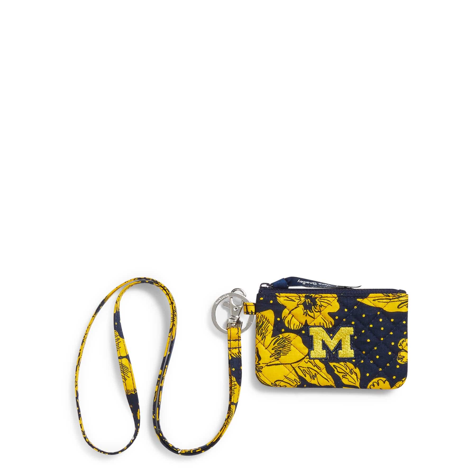 Customizable Collegiate Zip ID Lanyard - Durable Nylon Badge Holder with Metal Zipper for School, Work & Events - Perfect for Campus, Office & Conferences