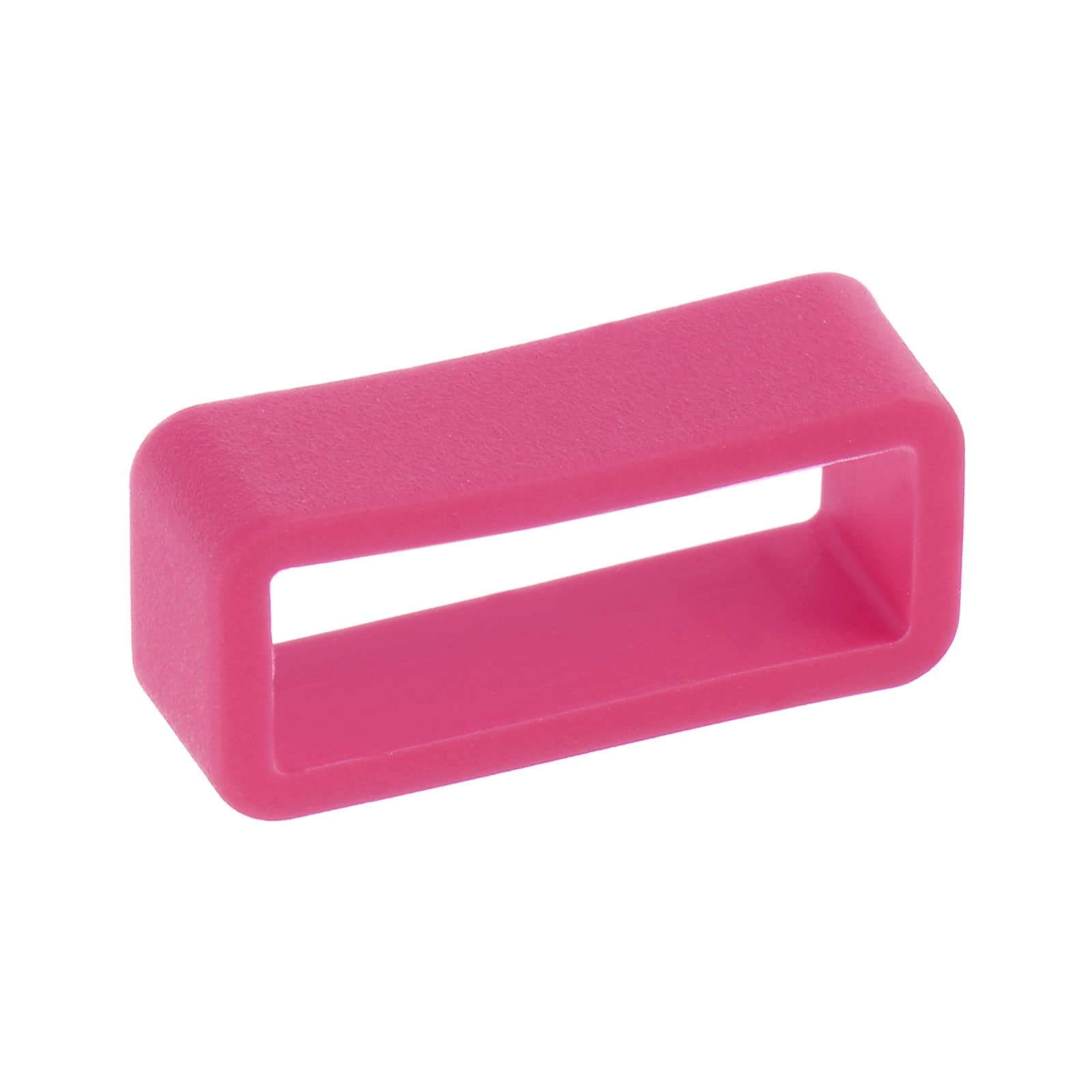 18mm Silicone Watch Band Holder - Rose Red 4 Pcs for Secure Fit