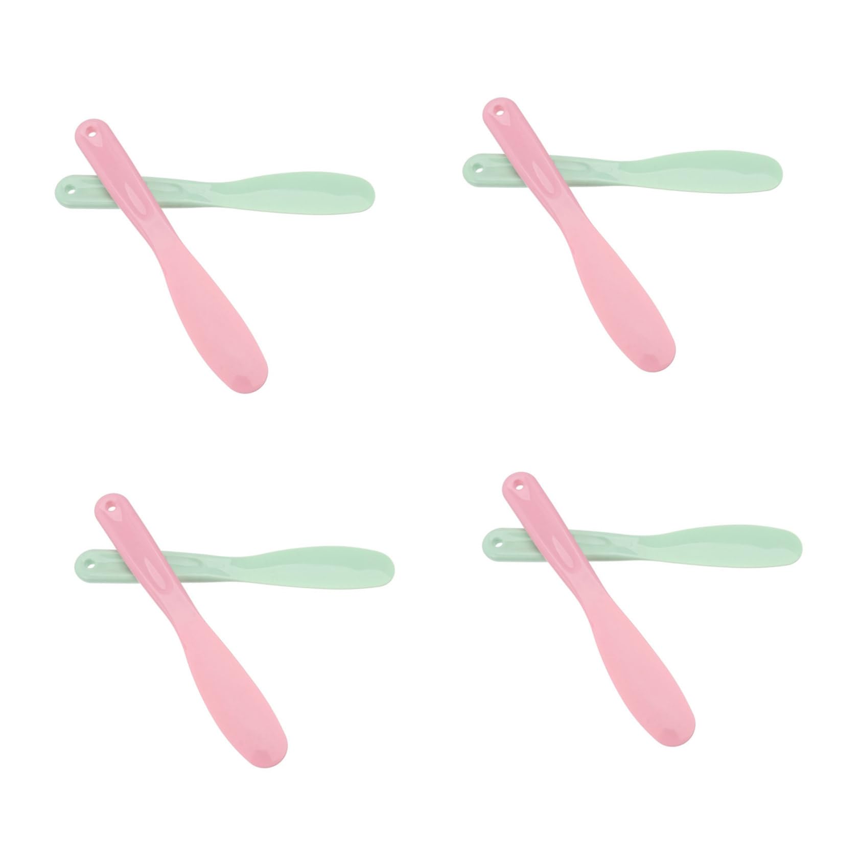 Healeved 9-Piece Cosmetic Spatula Set - Highlighter, Makeup Tint Cream, Mask Wipe & Liquid Product Applicator - Professional Facial Steamer & Mask Tools for Skincare & Makeup Application