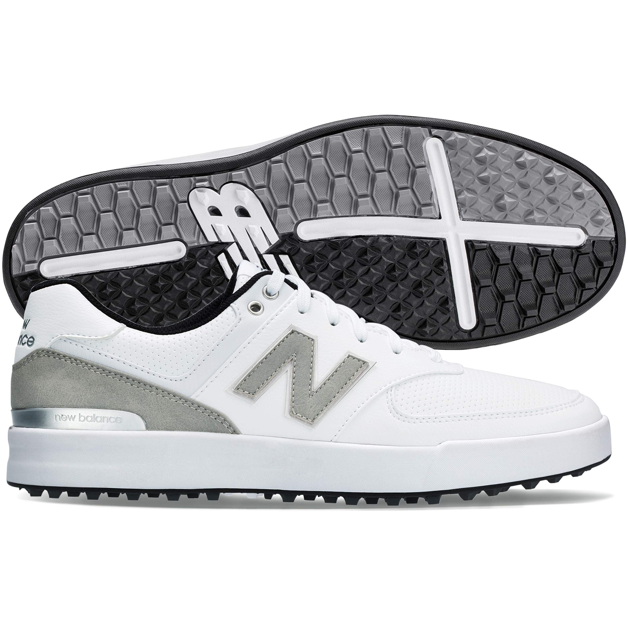 New Balance Men's 574 Greens Golf Shoes - Lightweight Comfort Sneakers for Walking & Casual Wear | Breathable Athletic Shoes for Golf, Running & Everyday Use