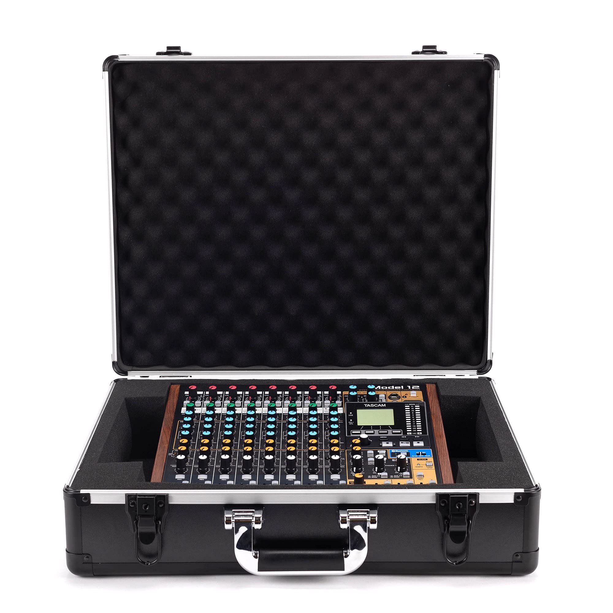 Tascam Model 12 Hard Case - Ultra-Lightweight UNISON Protective Cover for Analog Audio Mixer | Perfect for Studio Recording, Live Performances & Travel Protection