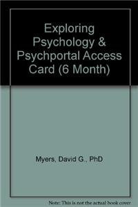 Exploring Psychology Textbook with PsychPortal 6-Month Access Card - Perfect for College Students & Psychology Courses | Study Guide & Online Learning Resource