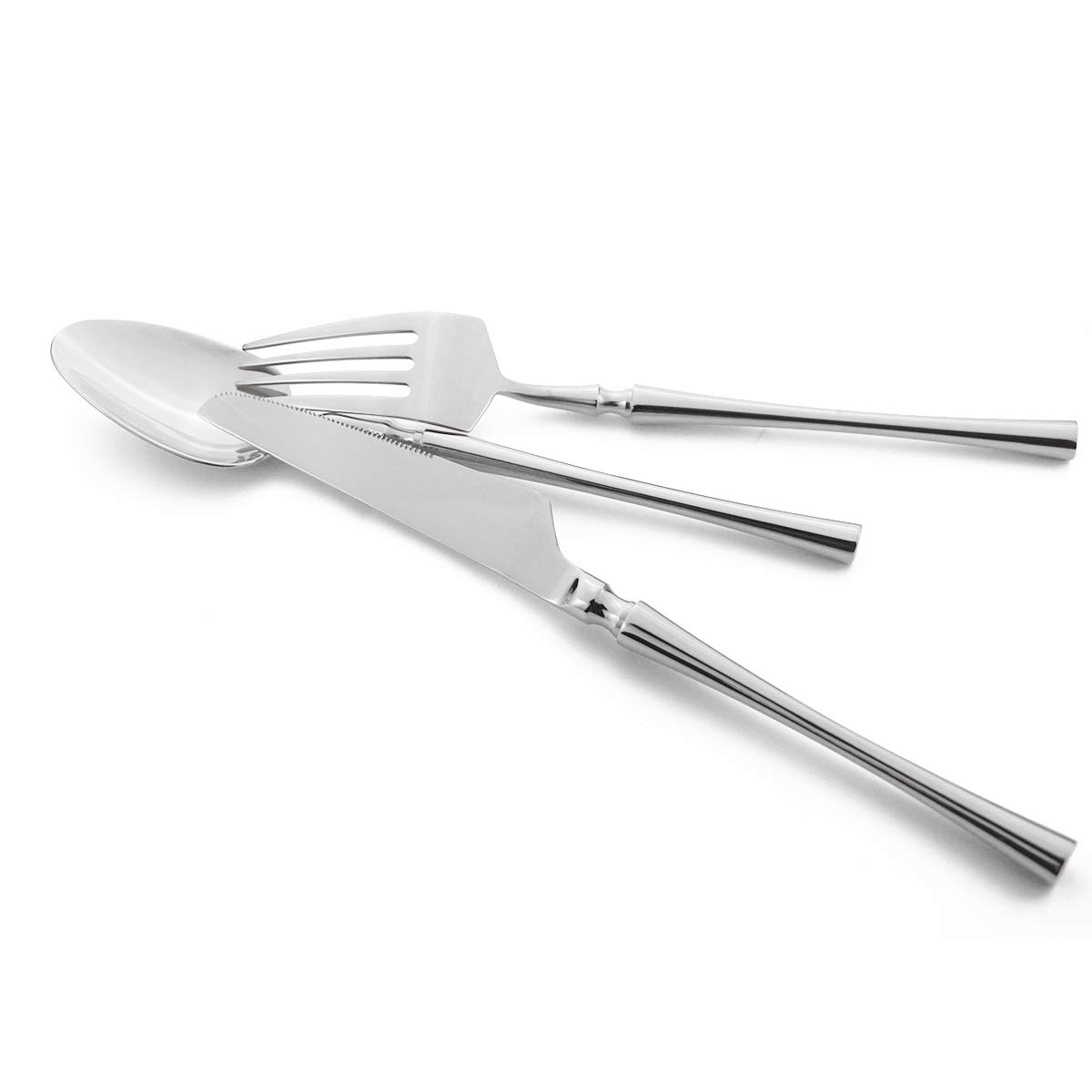20-Piece Stainless Steel Flatware Set for 4 - Modern Mirror Polished Silverware (Knife, Fork, Spoon) - 18/10 Dishwasher Safe Cutlery Set - Perfect for Dining, Entertaining & Everyday Use