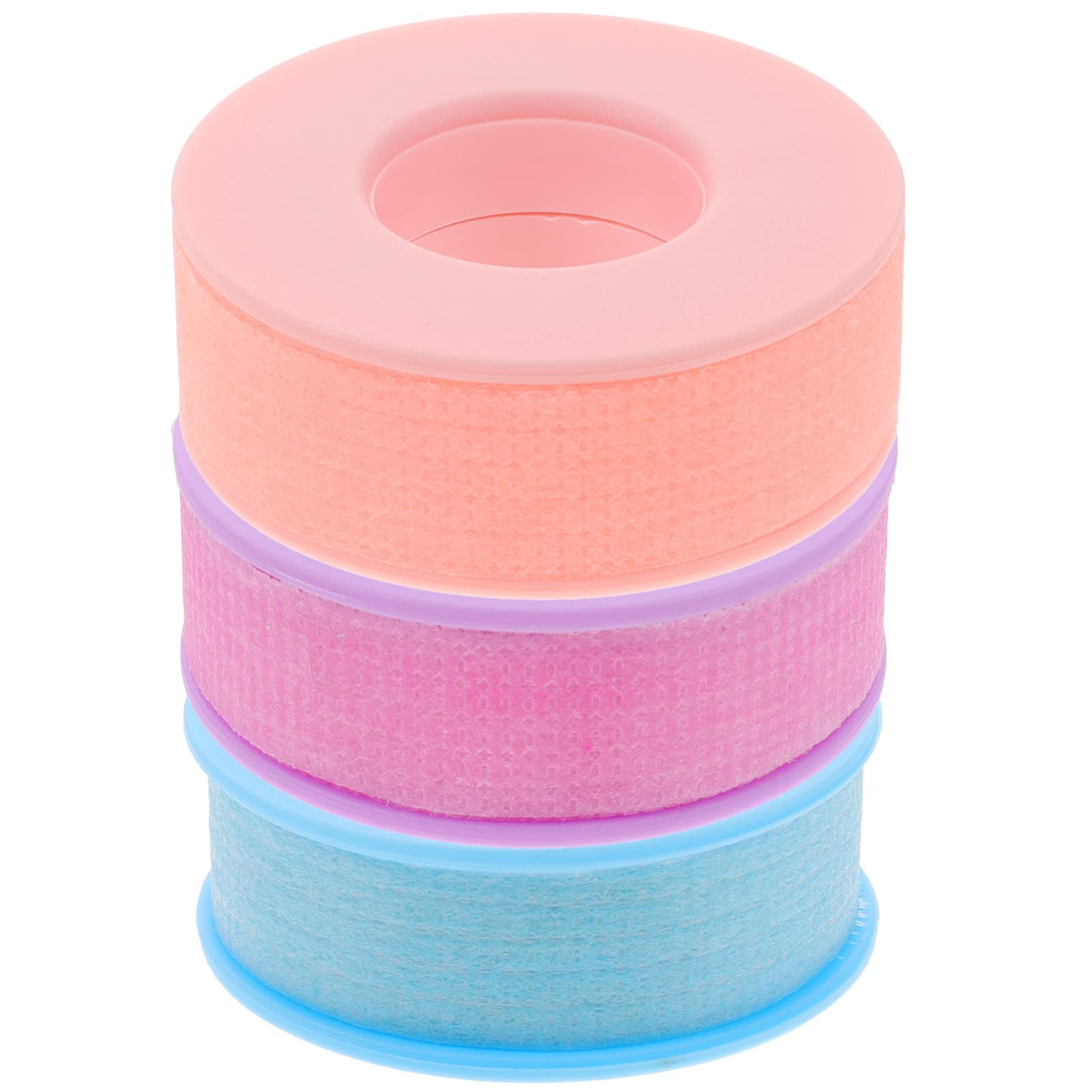 FRCOLOR Eyelash Tape - 3 Rolls Non-Woven Silicone Lash Tape, Breathable & Reusable Eyelash Extension Tool for Professional & DIY Use - Perfect for Salon, Home, and Party Makeup Applications
