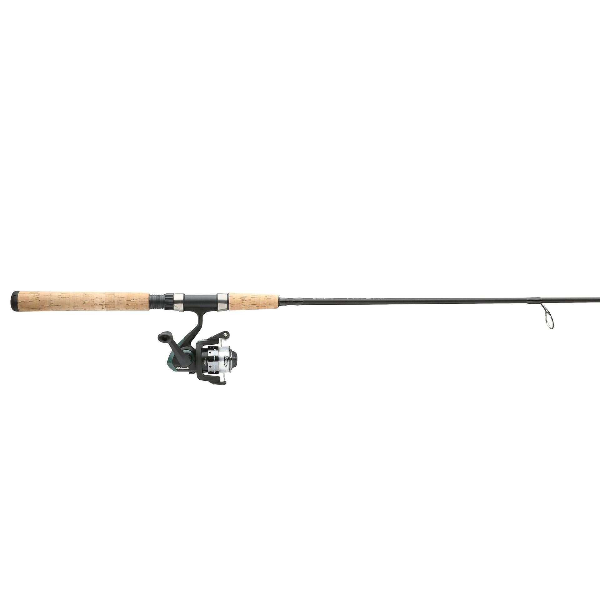 Micro Series Spinning Fishing Rod and Reel Combo - Lightweight Graphite Freshwater/Saltwater Fishing Gear for Bass, Trout, Salmon - Perfect for Shore Fishing, Boat Angling & Travel