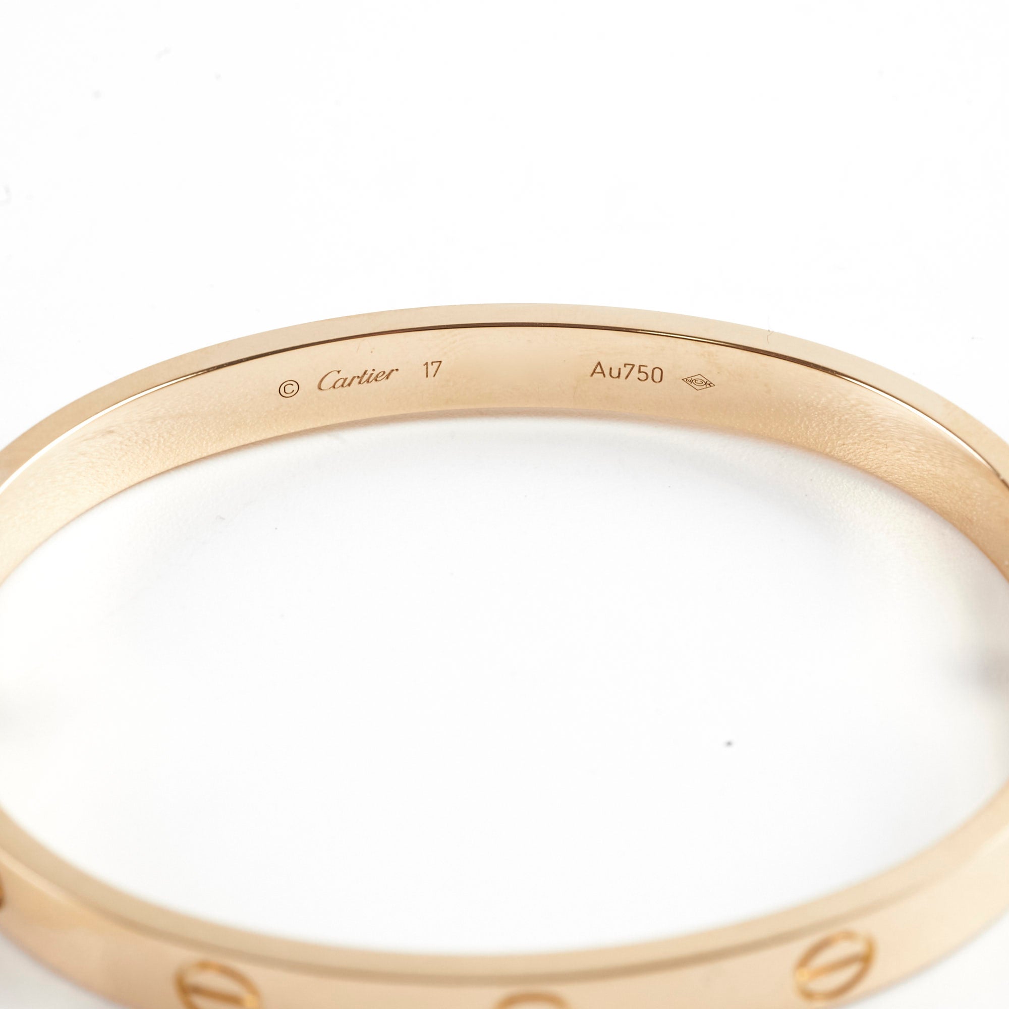 Cartier Love Bracelet 17 Size in 18K Yellow Gold - Luxury Jewelry for Women, Anniversary & Wedding Gift, 2021 Collection