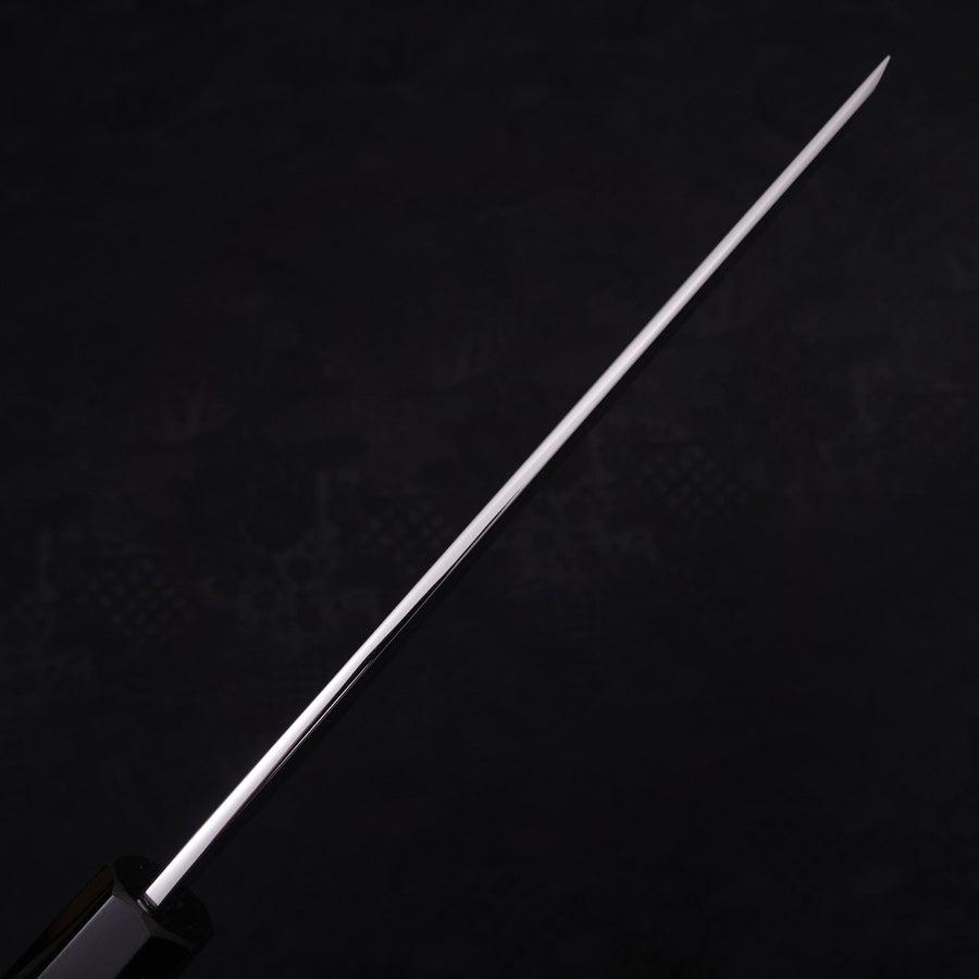 Premium Usaba Kanto Honyaki Silver Steel #3 Knife - 180mm Mirror Finish with Buffalo Ebony Handle - Japanese Chef Knife for Sushi, Vegetables & Precision Cutting
