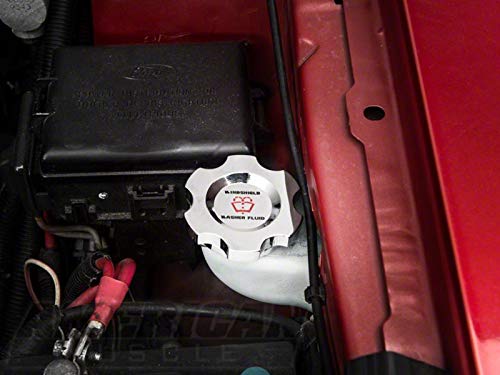 Chrome Washer Fluid Cap for Mustang 1996-2004 | Universal Fit | Enhance Your Car's Exterior Style