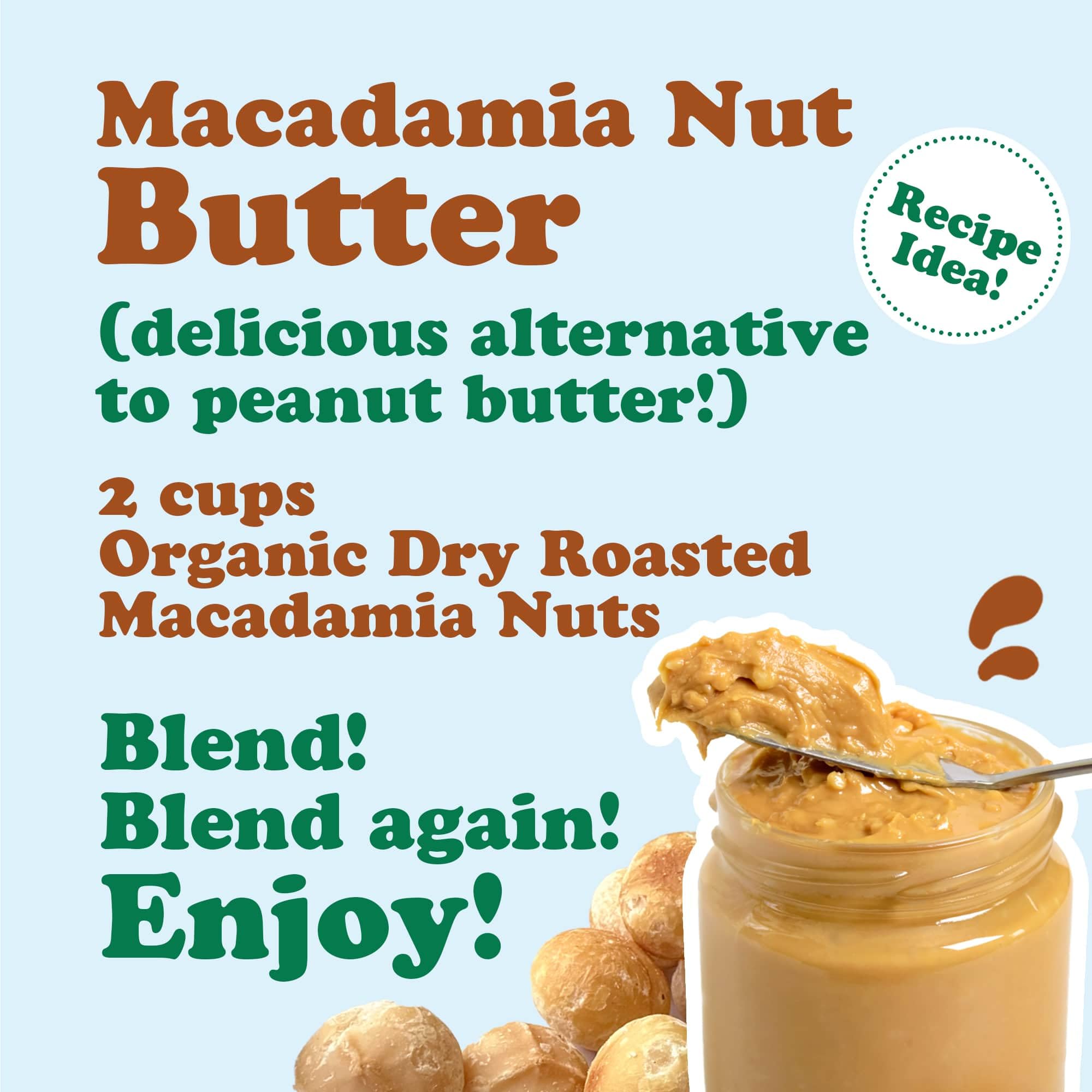 Organic Dry Roasted Whole Macadamia Nuts 8lbs - Unsalted, Non-GMO, Keto & Paleo Friendly Snack - Rich Buttery Flavor - Kosher Certified - Perfect for Healthy Snacking, Baking, and Gift Giving