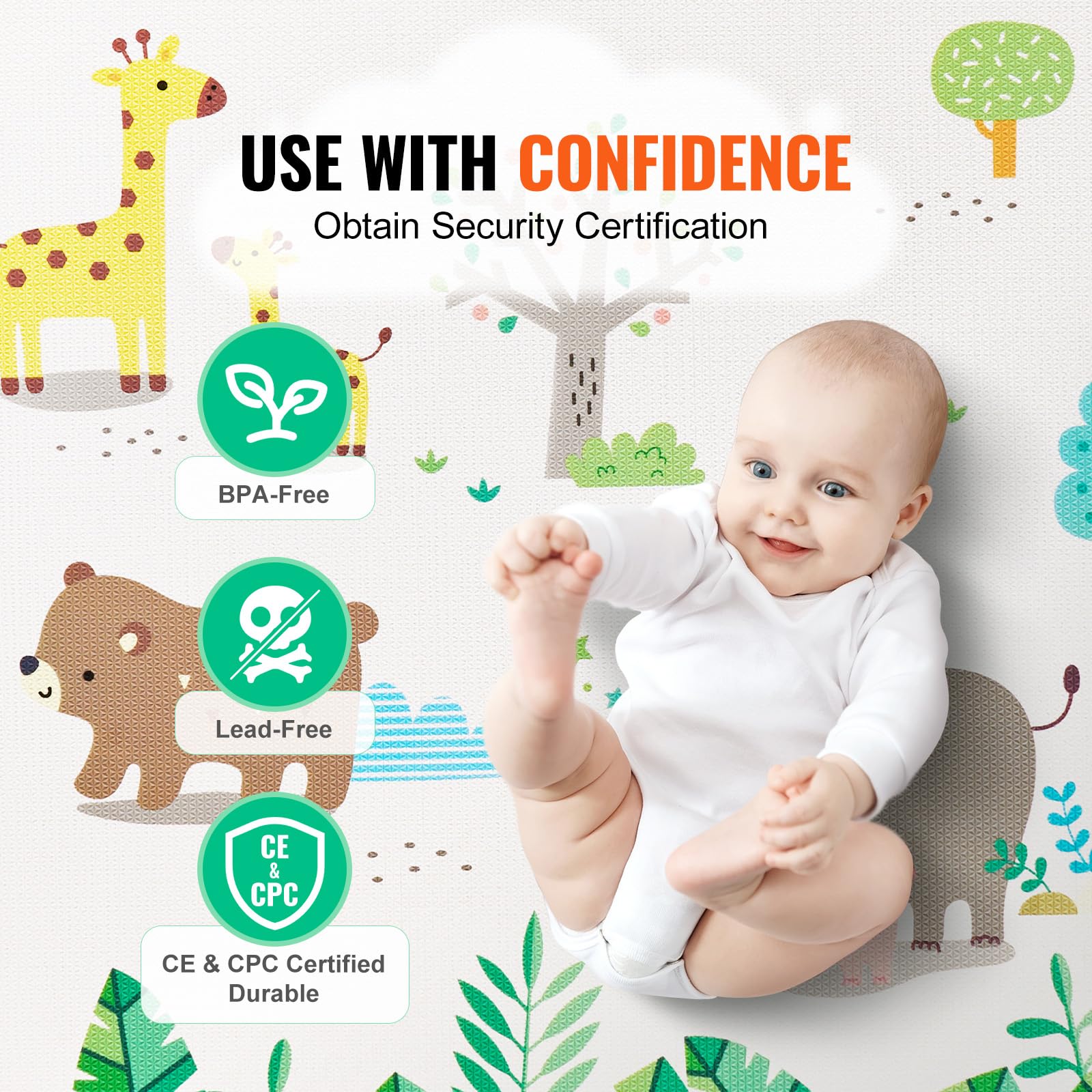 VEVOR Baby Play Mat 55