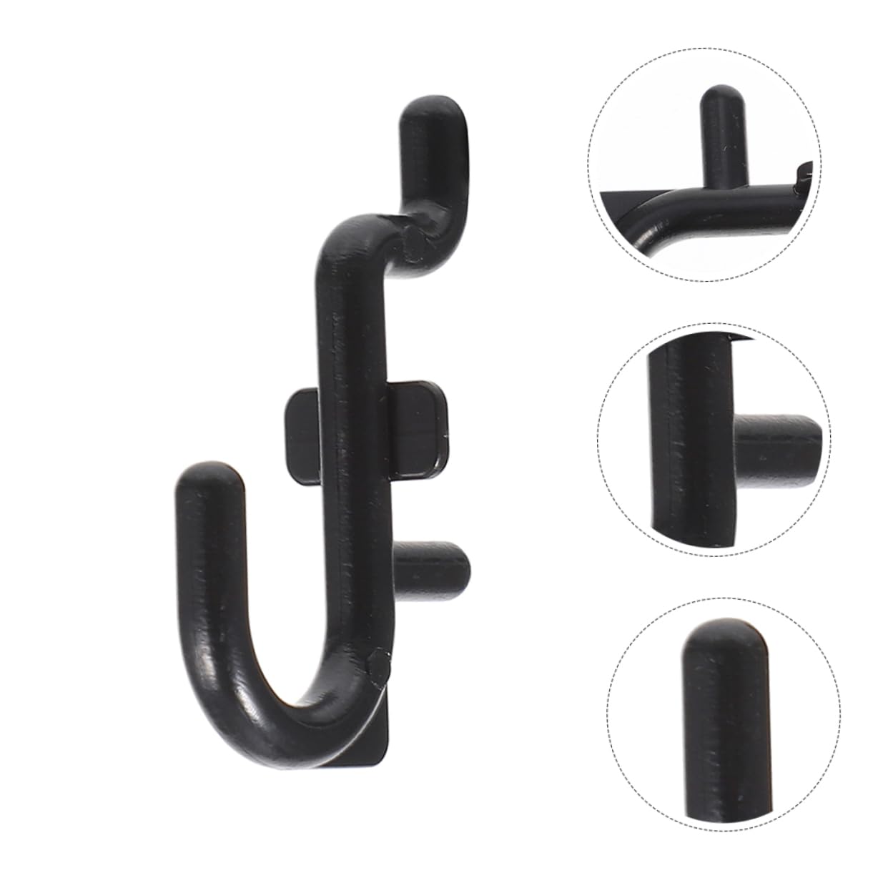 HOMSFOU 4 Sets Pegboard Hooks Kit - 30pcs x 4 Heavy Duty Utility Hooks for Hanging Tools, Space Saving Garage & Workshop Organization - Easy to Install for Tool Storage, DIY Projects & Home Improvement