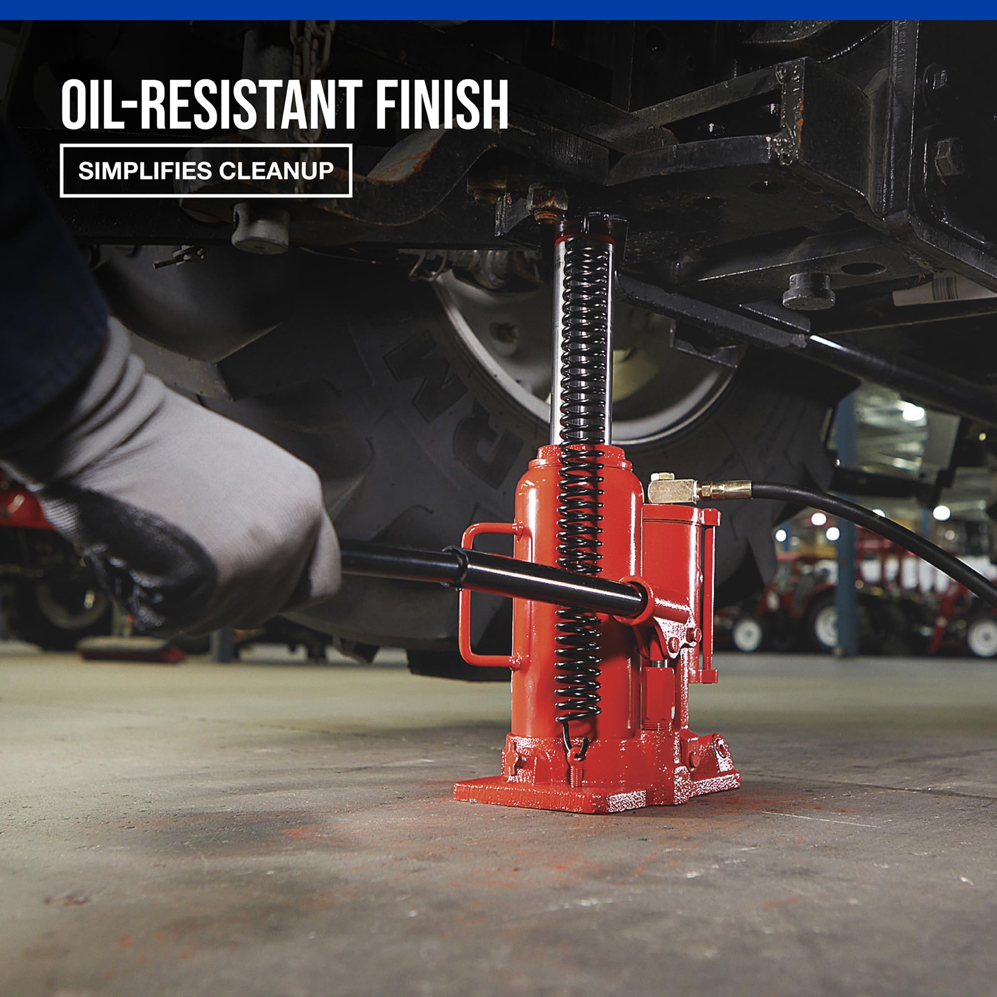 Strongway 12-Ton Air/Hydraulic Floor Jack - Heavy Duty Car Lift for Trucks, SUVs & Vehicles - Ideal for Auto Repair Shops & Home Garages