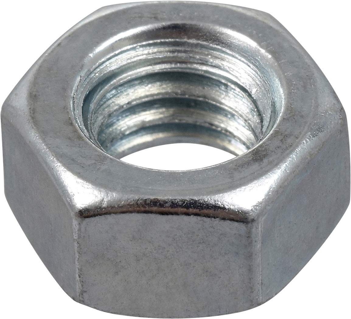 Hillman M10 x 1.5 Coarse Thread Zinc Plated Metric Hex Nuts - Durable Fasteners for Automotive, Machinery & DIY Projects