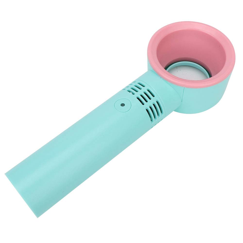 Lightweight Handheld Leafless Fan - Portable Bladeless Fan for Home, Makeup, Beauty Salon & Personal Use (Blue) | Perfect for Cooling, Makeup Setting & Travel