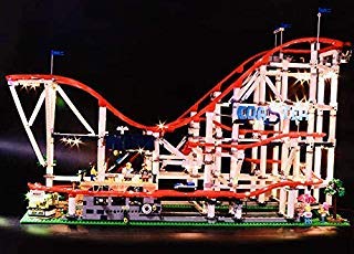 BrickLED Light Kit for LEGO Creator Roller Coaster 10261 - DIY Lighting Set (LEGO Set Not Included) | Enhance Your Roller Coaster Model with Stunning LED Effects for Display & Nighttime Play