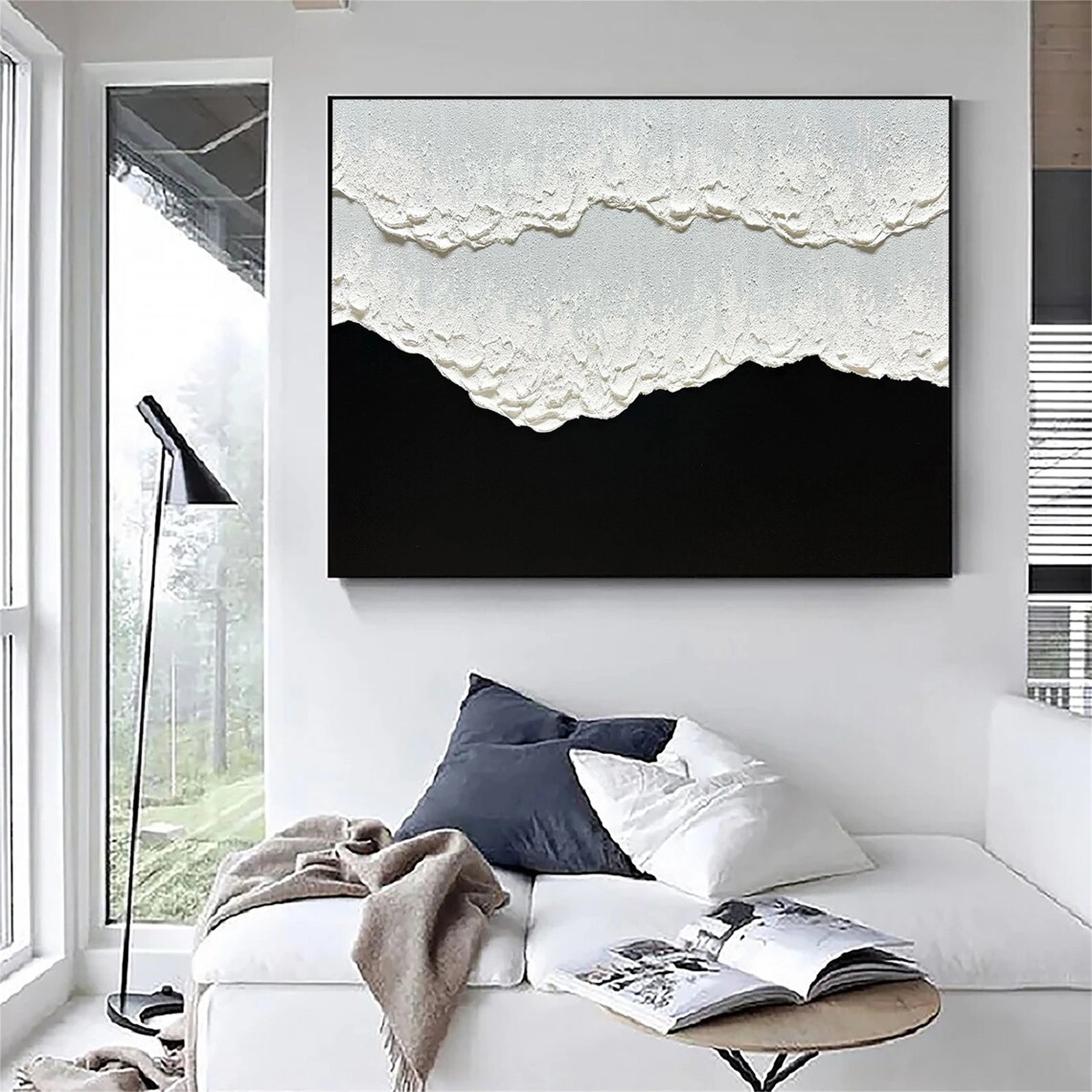 Ocean And Sky Painting #OS 096 - Stunning Seascape Wall Art for Home & Office Decor - Perfect for Living Room, Bedroom or Beach House