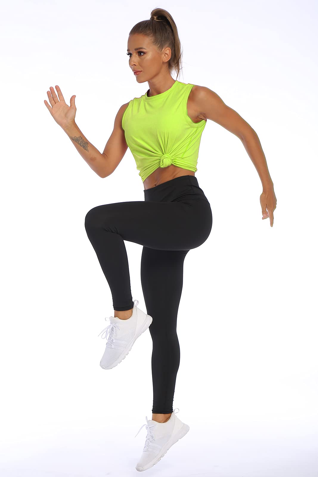 Women's Workout Tank Tops - Breathable Sleeveless Athletic Crop Tops for Running, Yoga & Gym - Moisture-Wicking Cool Shirts for Summer Fitness