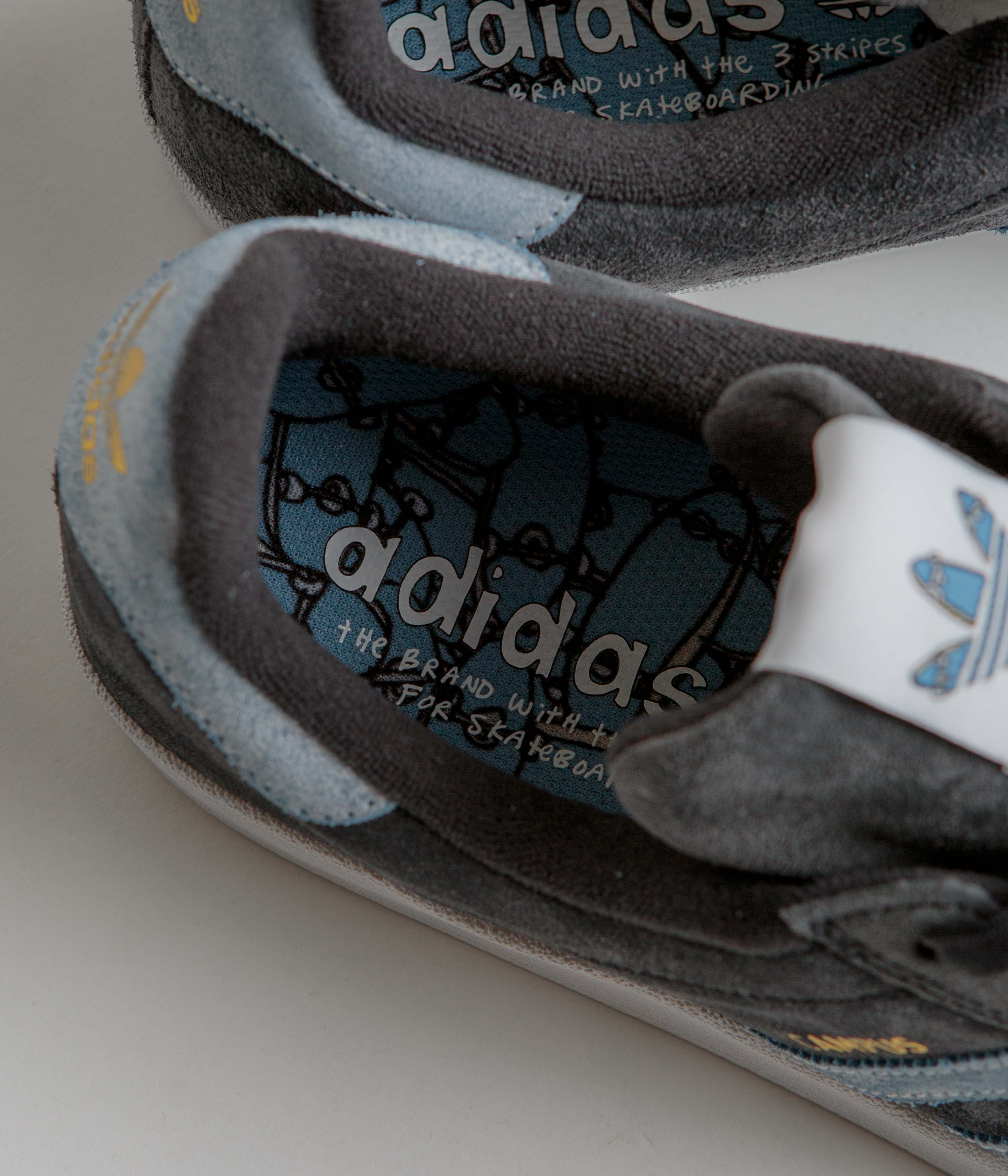 Adidas x Henry Jones Campus ADV Shoes - Carbon, Cloud White & Light Blue Sneakers for Men | Stylish & Comfortable Casual Shoes for Walking, Running & Everyday Wear