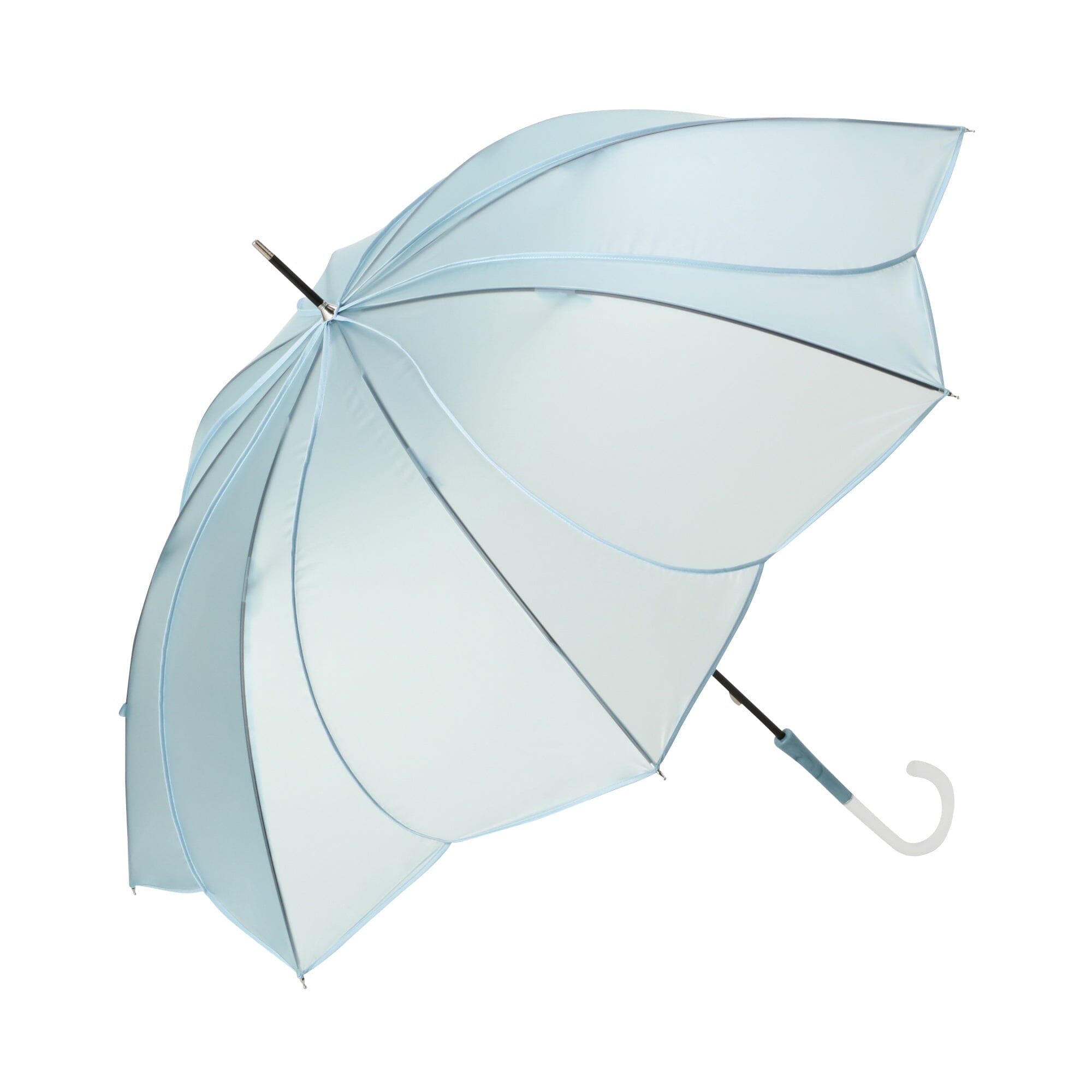 Transparent Windproof Compact Folding Umbrella with Powder-Coated Handle - Perfect for Rainy Days, Outdoor Events, and Travel
