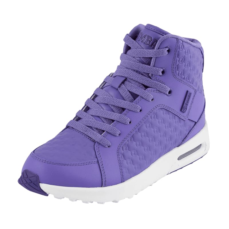 ZUMBA Street Boss Women's High Top Sneakers - Comfortable Gym & Dance Shoes for Workout, Fitness, and Active Wear - Perfect for Zumba Classes, Dance Practice, and Gym Sessions