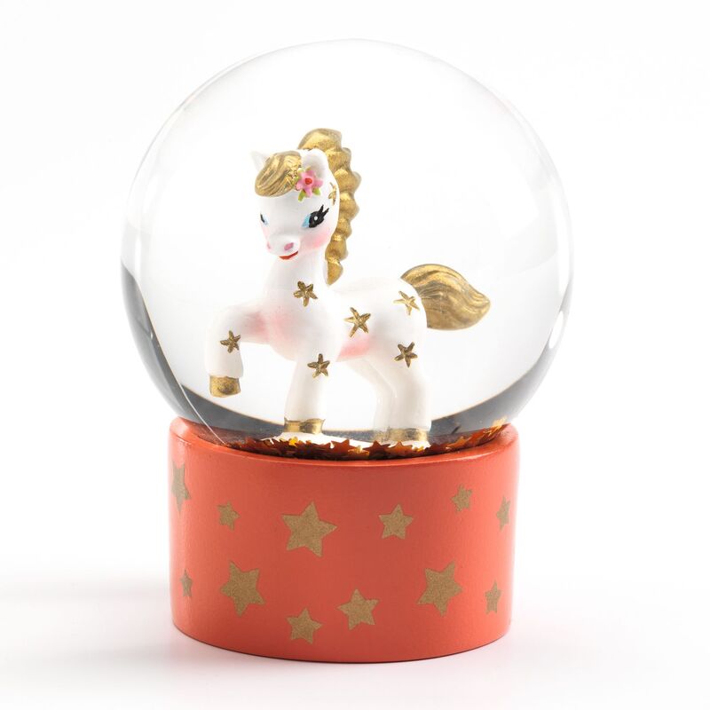 Djeco Decorative Snow Globe - Winter Wonderland Collectible for Home Décor, Christmas Gift & Holiday Display | Perfect for Mantel, Shelf or Tabletop Decoration