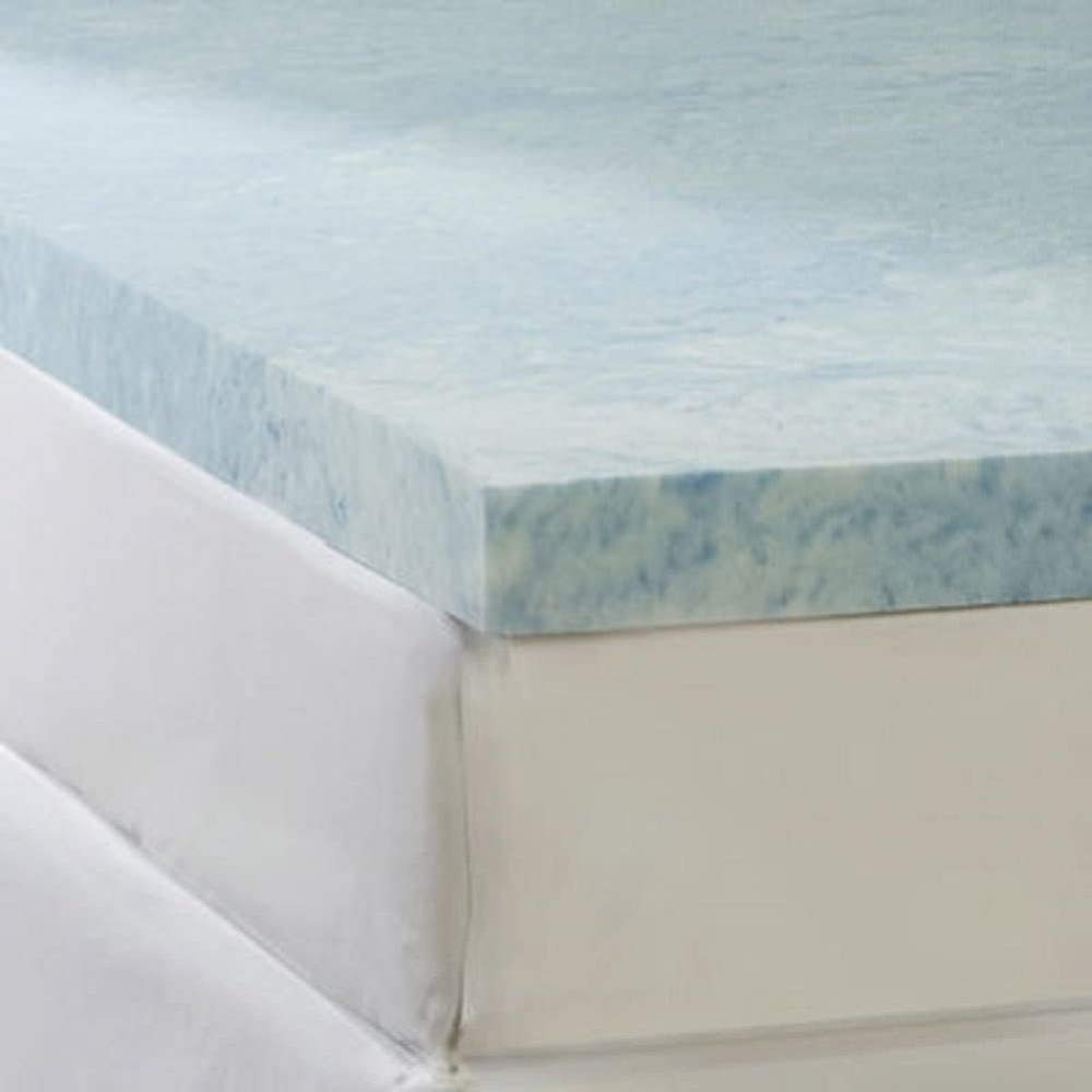 FoamRush 4 Inch Gel Cooling Memory Foam Mattress Topper - Twin Size (38