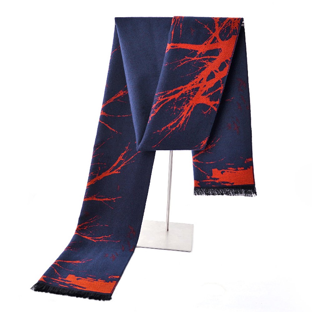 Ohayomi Men's Winter Scarf - Soft Formal Cashmere Scarves for Gentlemen | Perfect for Office, Business Meetings & Cold Weather Fashion