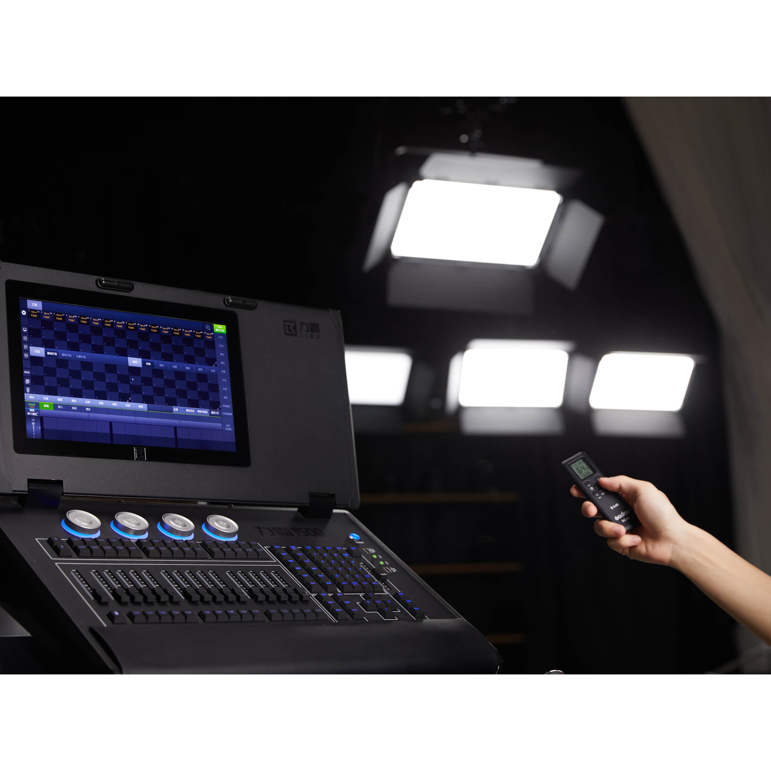 P200BI Bi-Color LED Broadcast Light Panel with Adjustable Color Temperature (3200K-5600K) - Perfect for YouTube Videos, Live Streaming, and Studio Photography