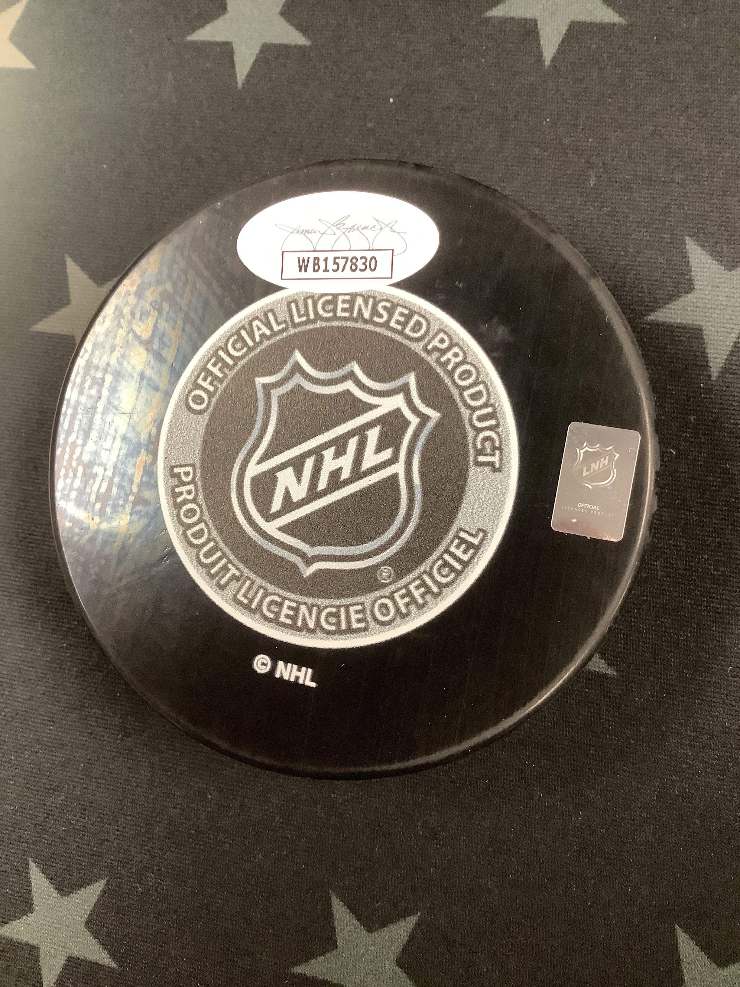 Viktor Stalberg Autographed Stanley Cup Champions Hockey Puck with JSA COA - Perfect for NHL Collectors, Hockey Fans, and Sports Memorabilia Displays