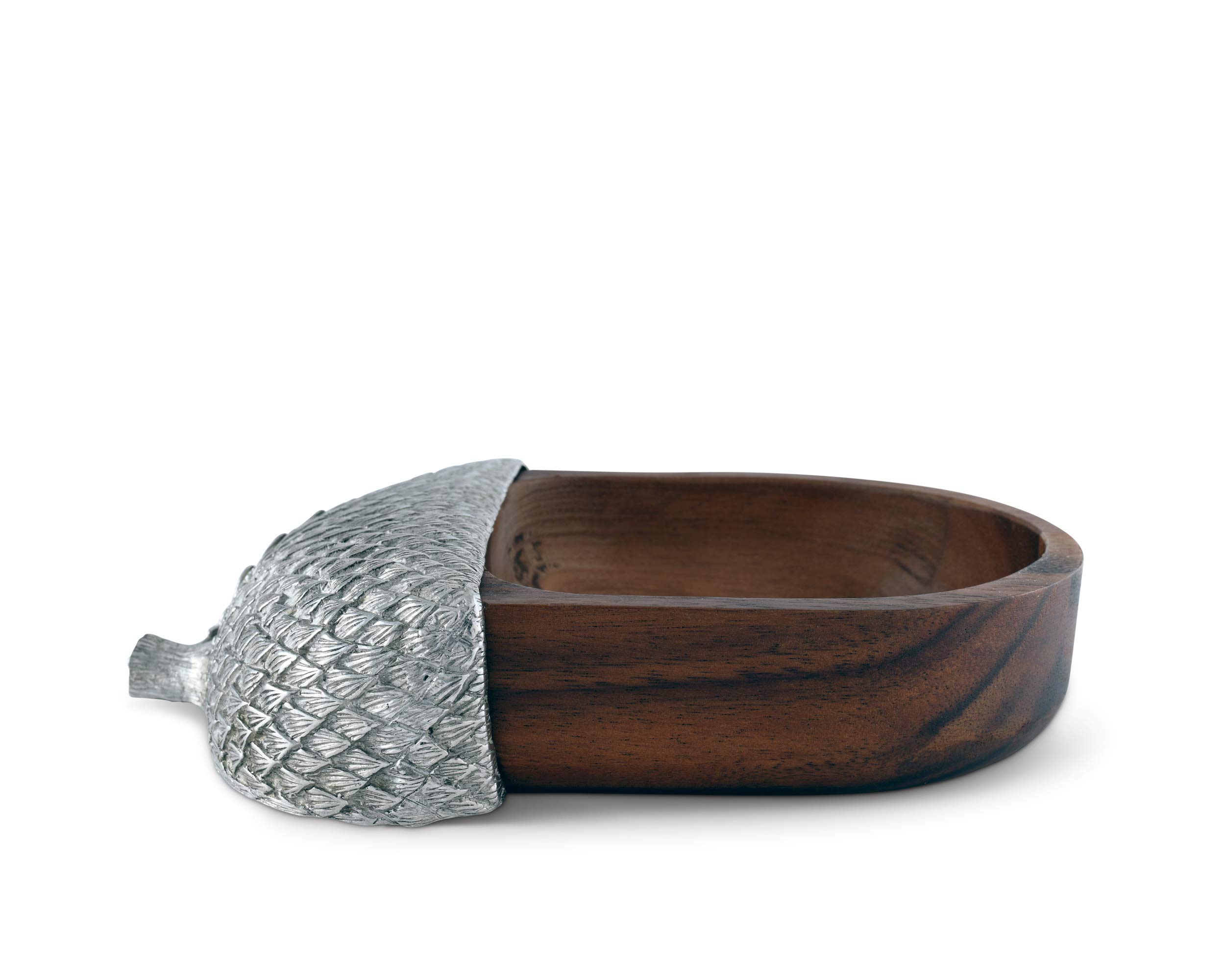 Vagabond House 9-Inch Wood Acorn Nut Candy Snack Bowl - Perfect for Holiday Parties, Home Decor & Kitchen Storage