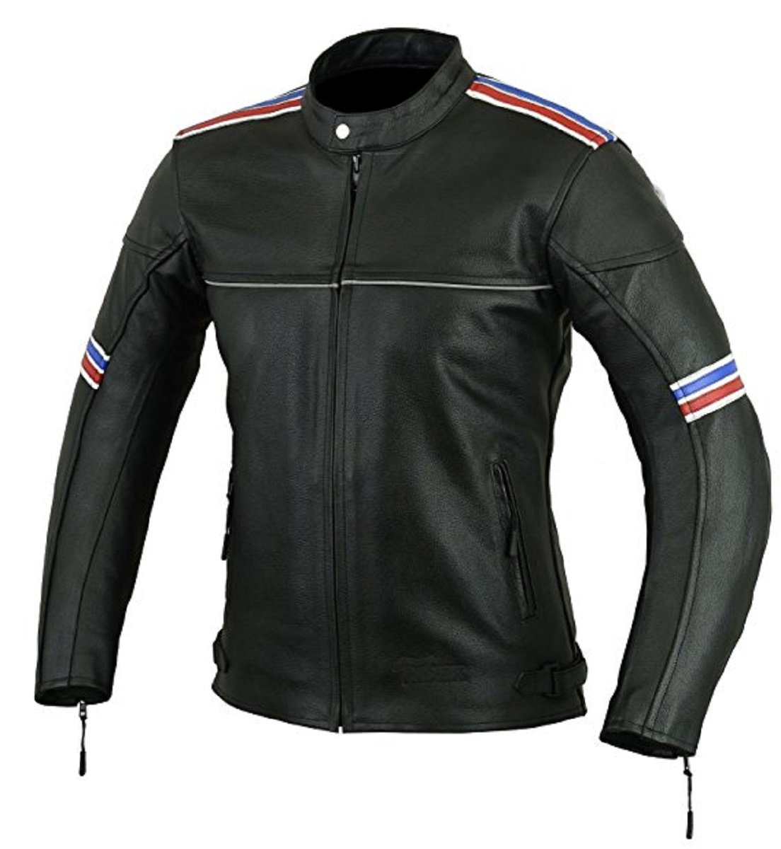 Bestzo Men's Captain Easy Rider Genuine Leather Jacket – Black | Vintage Biker Style for Motorcycle Riding & Casual Outfits
