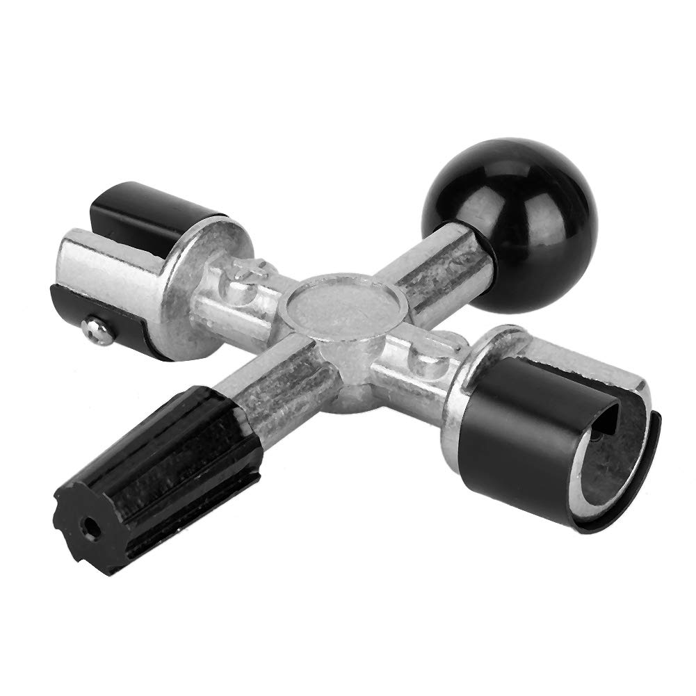 4-Way Battery Terminal Cleaner Scraper Tool - Automotive Battery Terminal Brush & Corrosion Remover for Car, Truck, RV & Boat Maintenance