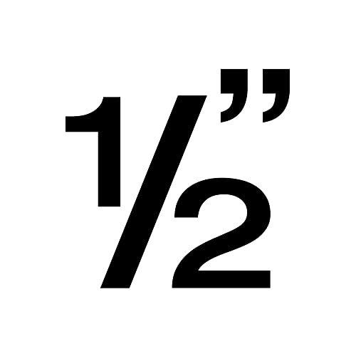 1/2 Inch Width