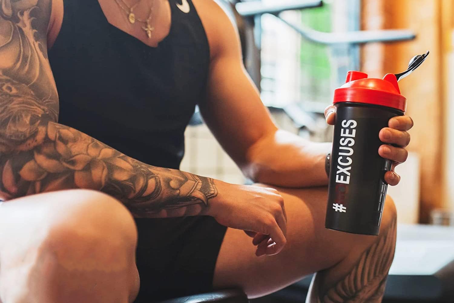 5-Pack ChromaCup Protein Shaker Bottles for Protein Shakes & Smoothies - Leak-Proof, Dishwasher Safe, BPA-Free - Perfect for Gym, Workout, Post-Workout Recovery & Meal Replacement Shakes
