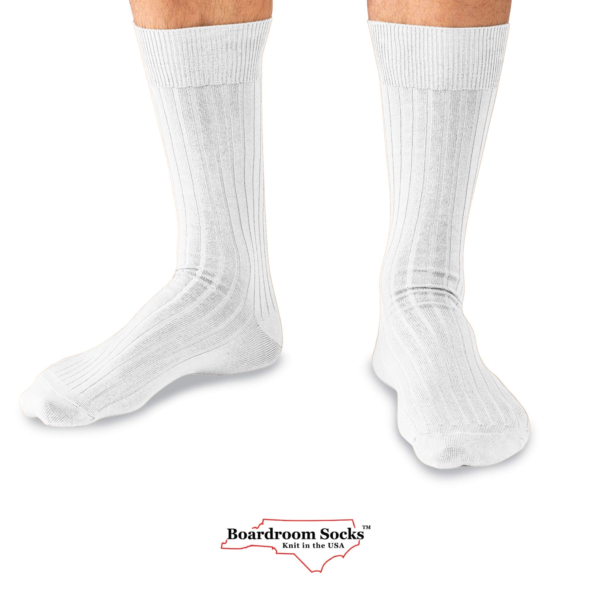 Premium Cotton Dress Socks for Men - Breathable & Comfortable Business Socks - Classic Mid-Calf Formal Socks by Boardroom Socks - Perfect for Office, Weddings & Professional Occasions