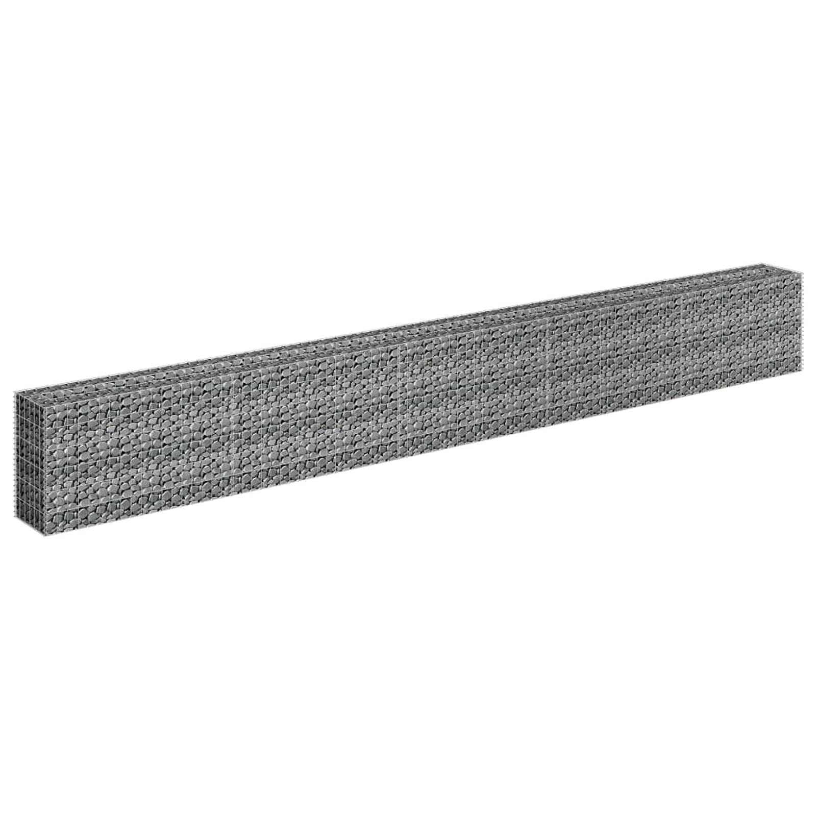 Galvanized Steel Gabion Raised Garden Bed Planter - 177.2