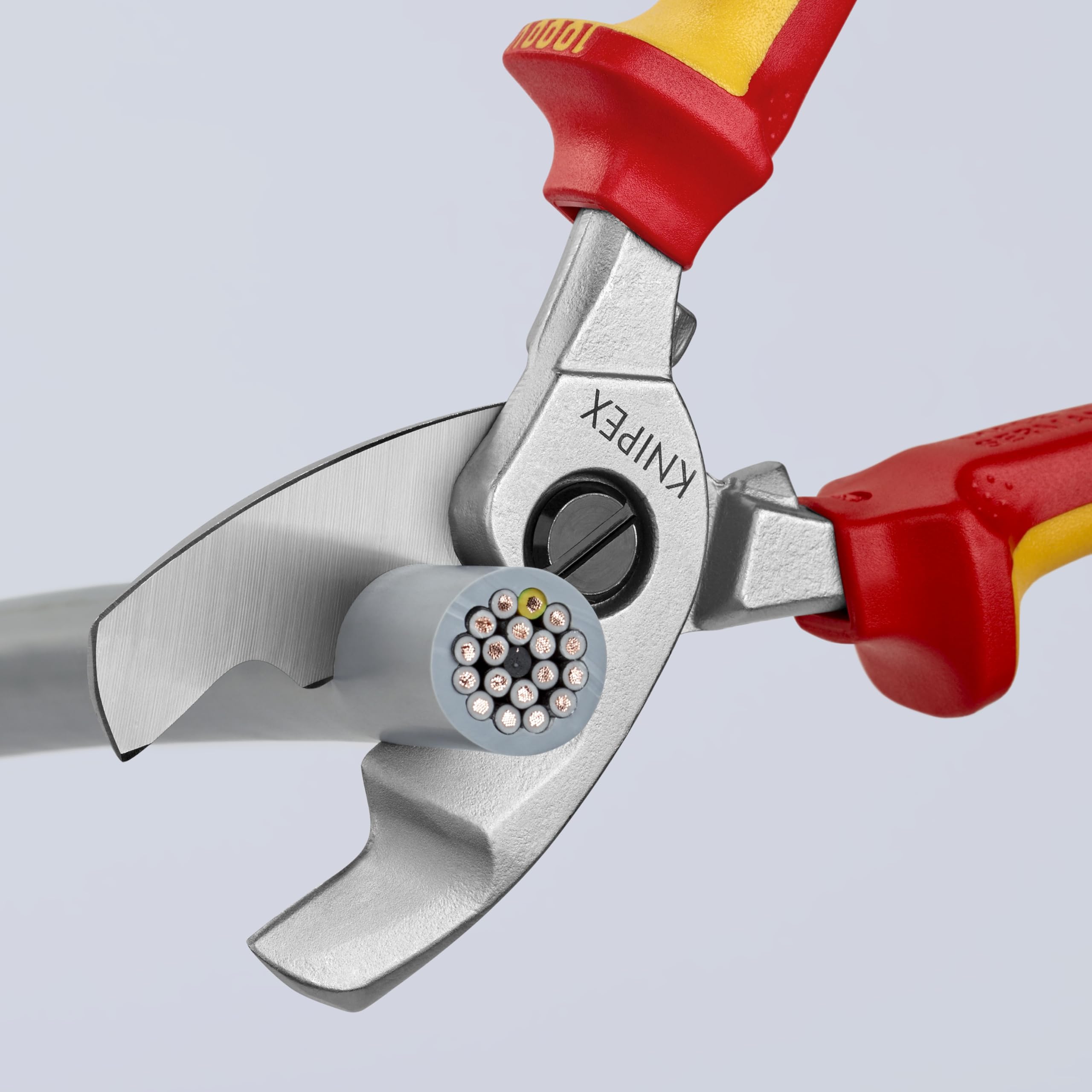 KNIPEX 1000V Insulated Cable Shears for Electricians