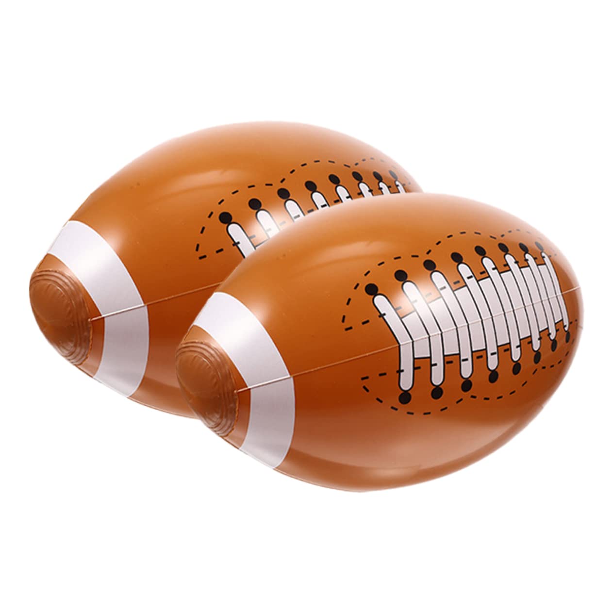 **Didiseaon 2-Pack Inflatable Football Beach Balls for Kids – Giant Pool Toys, Sports Games, Toddler Play – Perfect for Backyard, Beach, and Pool Fun**