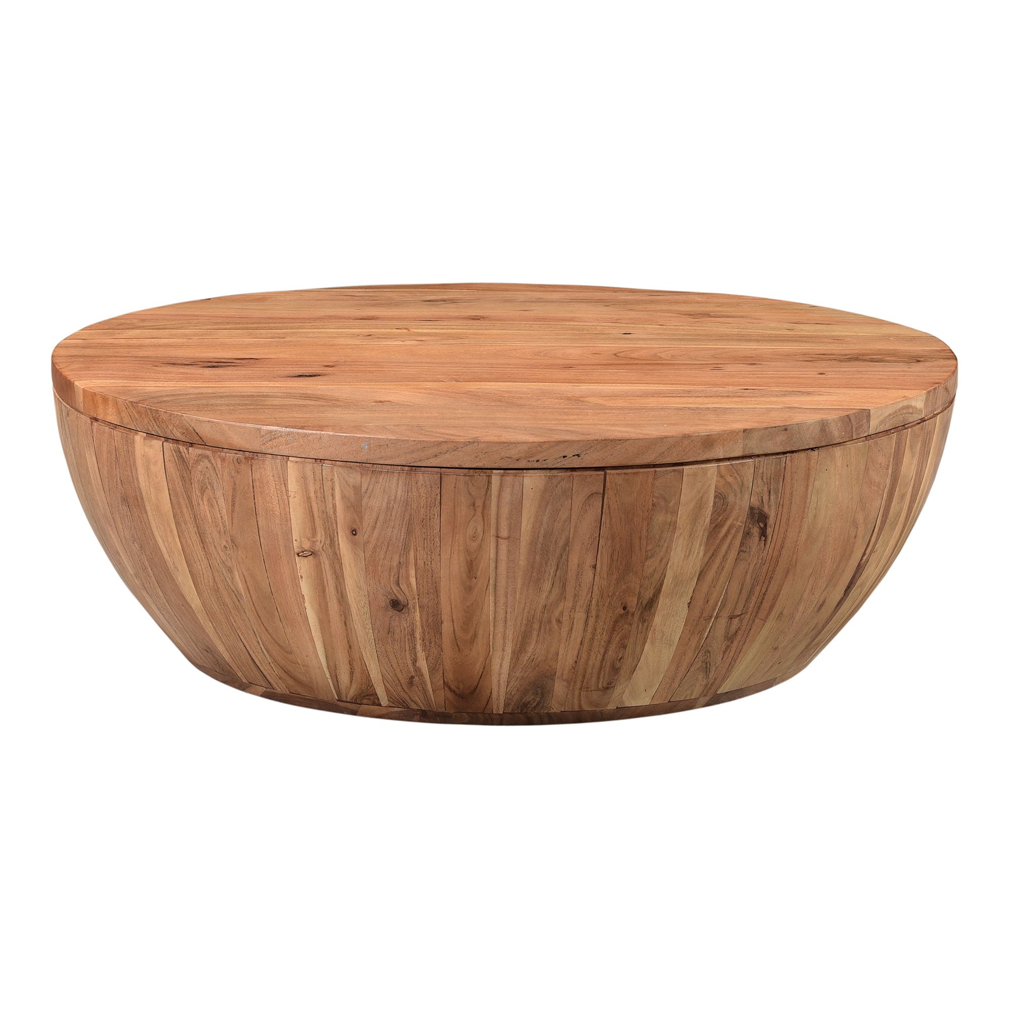Modern Light Brown Coffee Table - Solid Wood Living Room Furniture for Home Decor, Office & Lounge Use