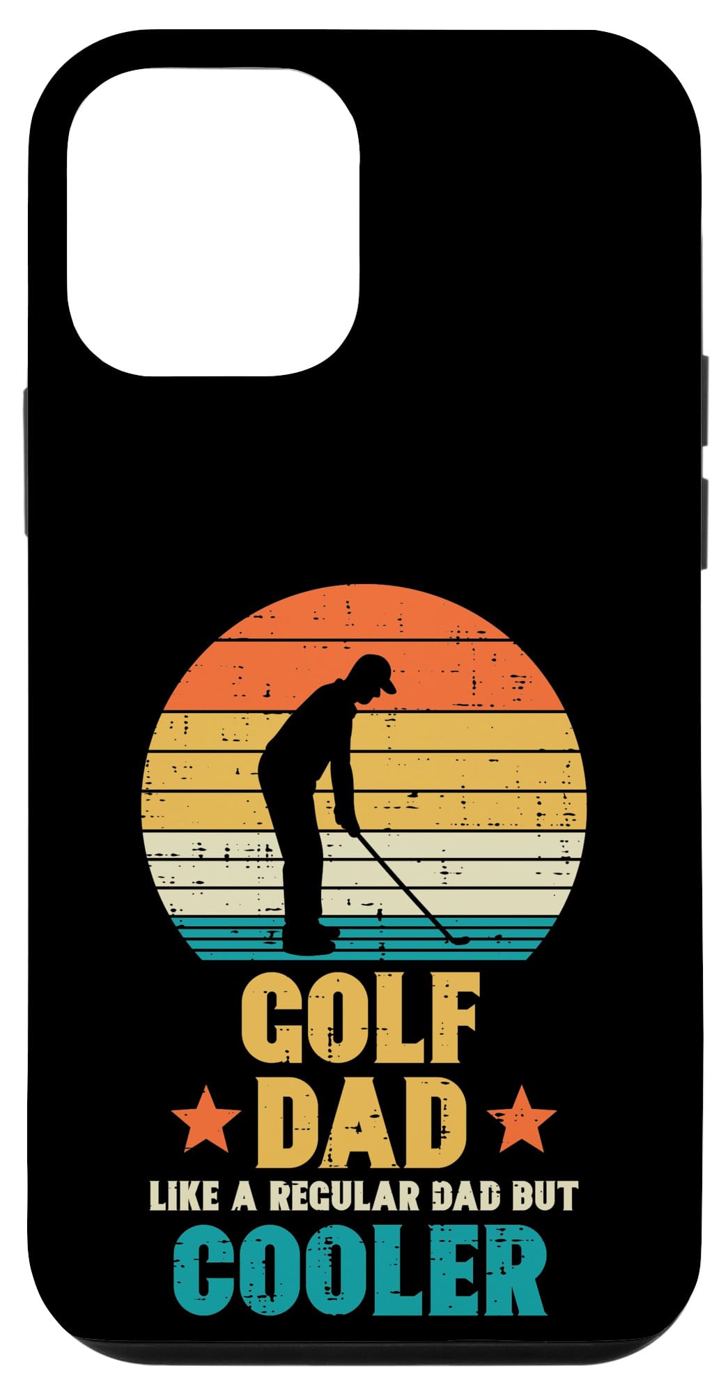iPhone 12 Mini Case - Retro Golf Design for Men, Cool Gift for Dad on Father's Day | Perfect for Golfers, Dads & Papa | Durable Protection for Everyday Use & Golf Outings