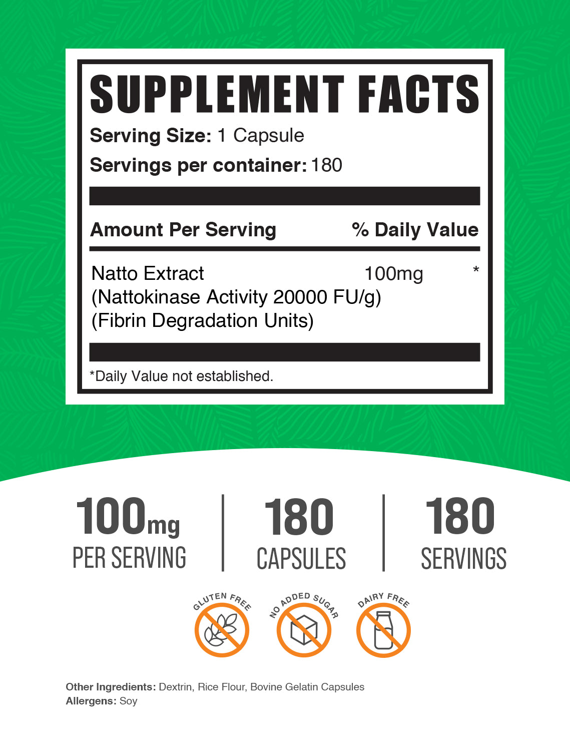 Nattokinase 2000 FU Capsules - High Potency Enzyme Supplement for Heart Health & Circulation Support - Ideal for Daily Wellness Routine & Cardiovascular Care
