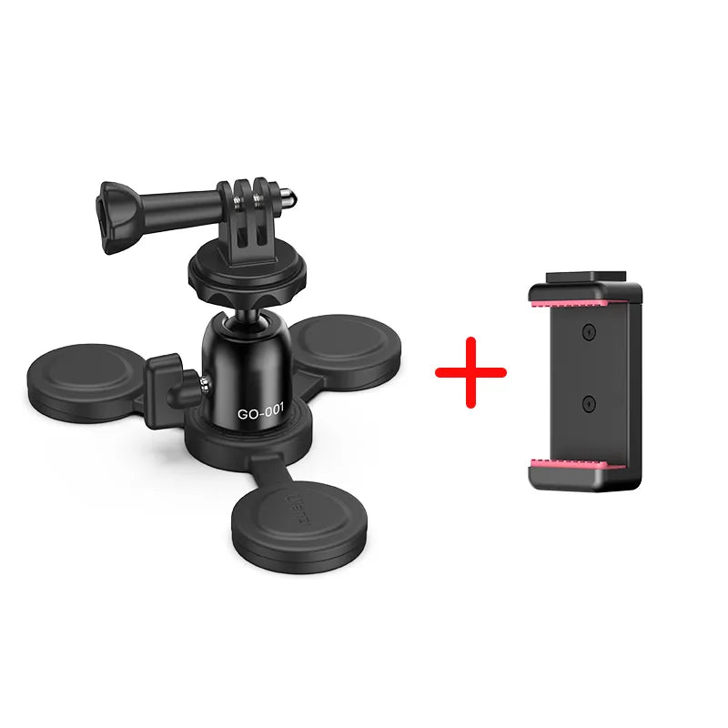 Ulanzi GO 001 Magnetic Mount for GoPro, DJI, Insta360 Action Cameras - Secure & Adjustable C016GBB1 - Perfect for Vlogging, Sports & Outdoor Adventures