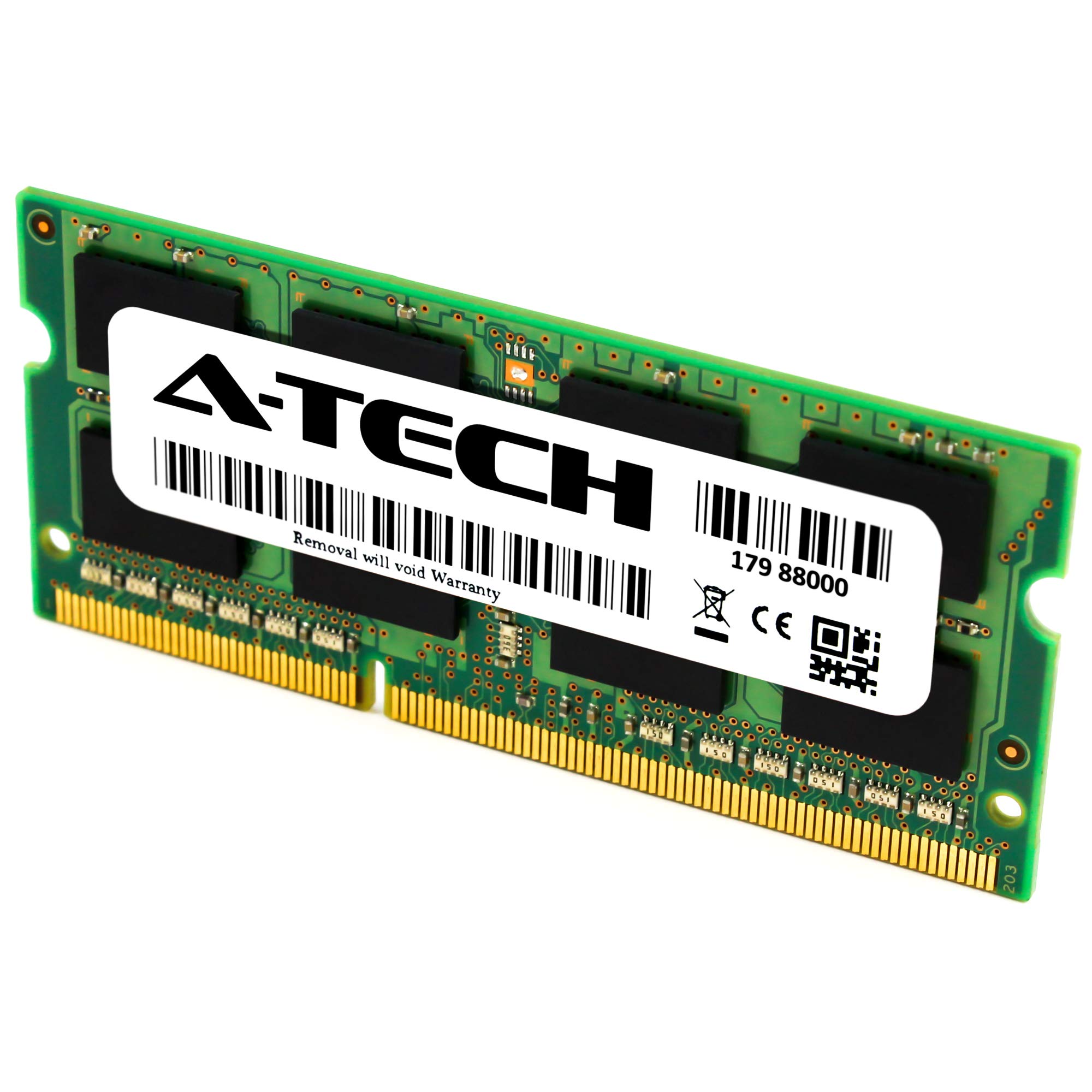 A-Tech 16GB DDR3/DDR3L 1600MHz SODIMM RAM Upgrade for Laptops - PC3L-12800 (PC3-12800) CL11 204-Pin 1.35V Non-ECC Memory Module - Compatible with CT204864BF160B | Perfect for Notebook Performance Boost & Gaming