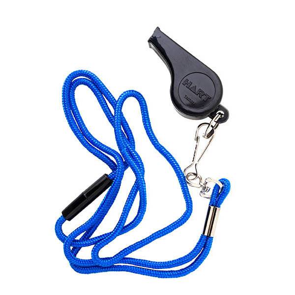 HART Plastic Safety Whistle with Breakaway Lanyard - Emergency Survival Whistle for Outdoor Sports, Camping, Hiking, and Marine Activities
