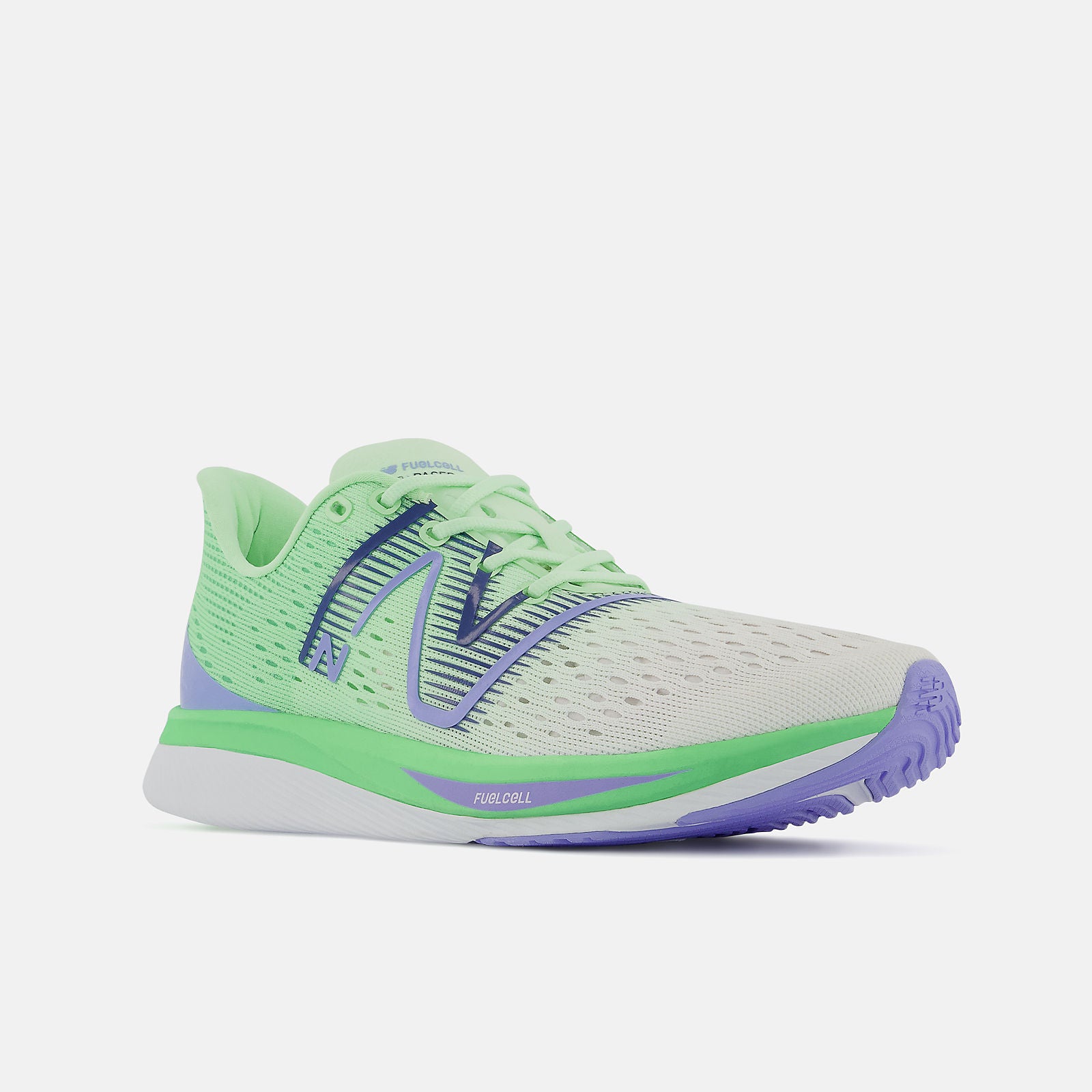 Women's FuelCell SuperComp Pacer Running Shoes - Lightweight White/Vibrant Spring for Marathon Training & Road Running | Perfect for Long Distance Races & Daily Workouts