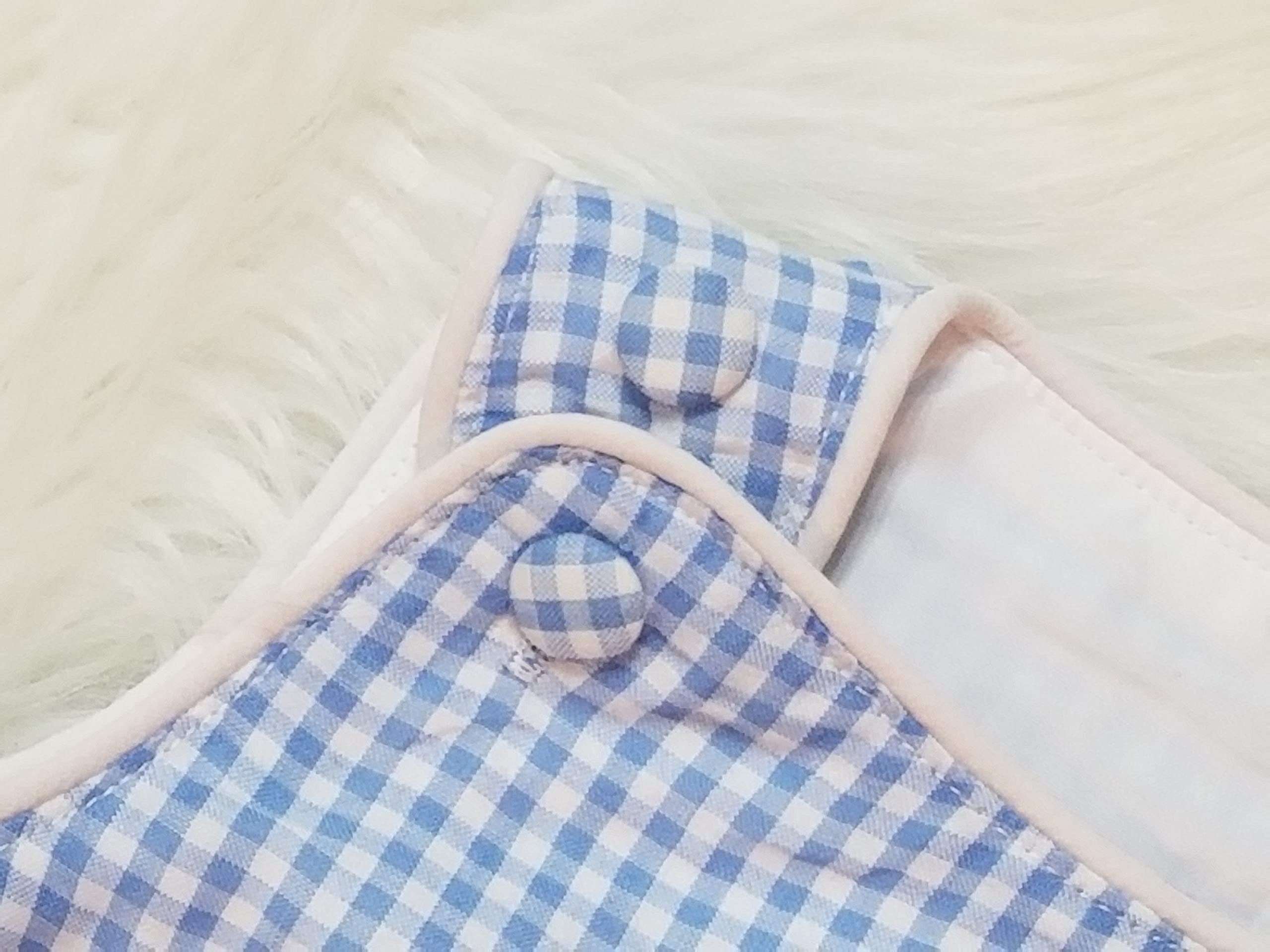 Personalized Crab Romper for Baby Boys - Blue Check Nautical Design, Perfect for Beach Outings, Birthday Parties & Cake Smash Photos | Adorable Toddler Outfit