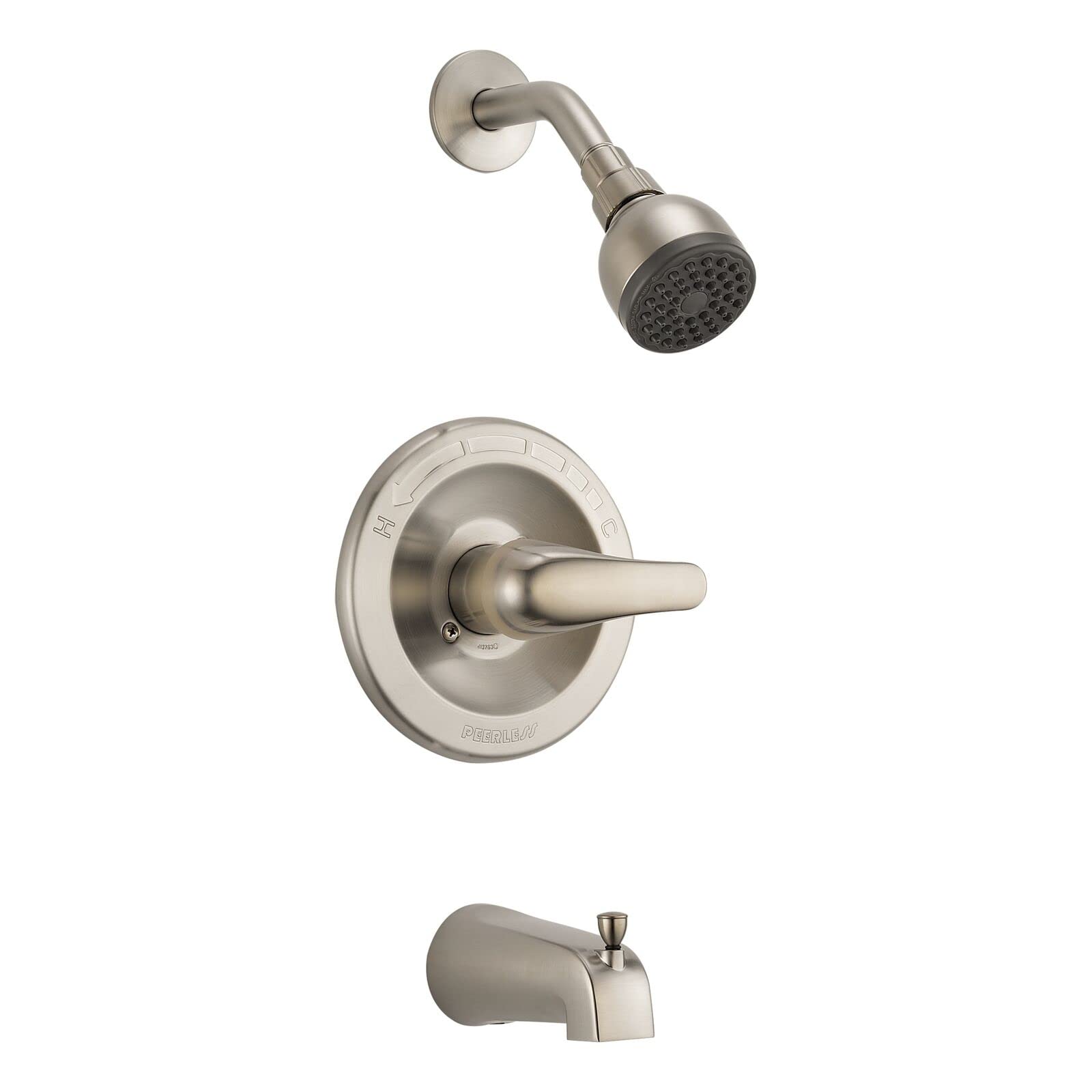 1 Pc PTT188753 Pressure Balanced Tub and Shower Trim Kit in Brushed Nickel Finish - Perfect for Bathroom Renovation and Modern Home Upgrade