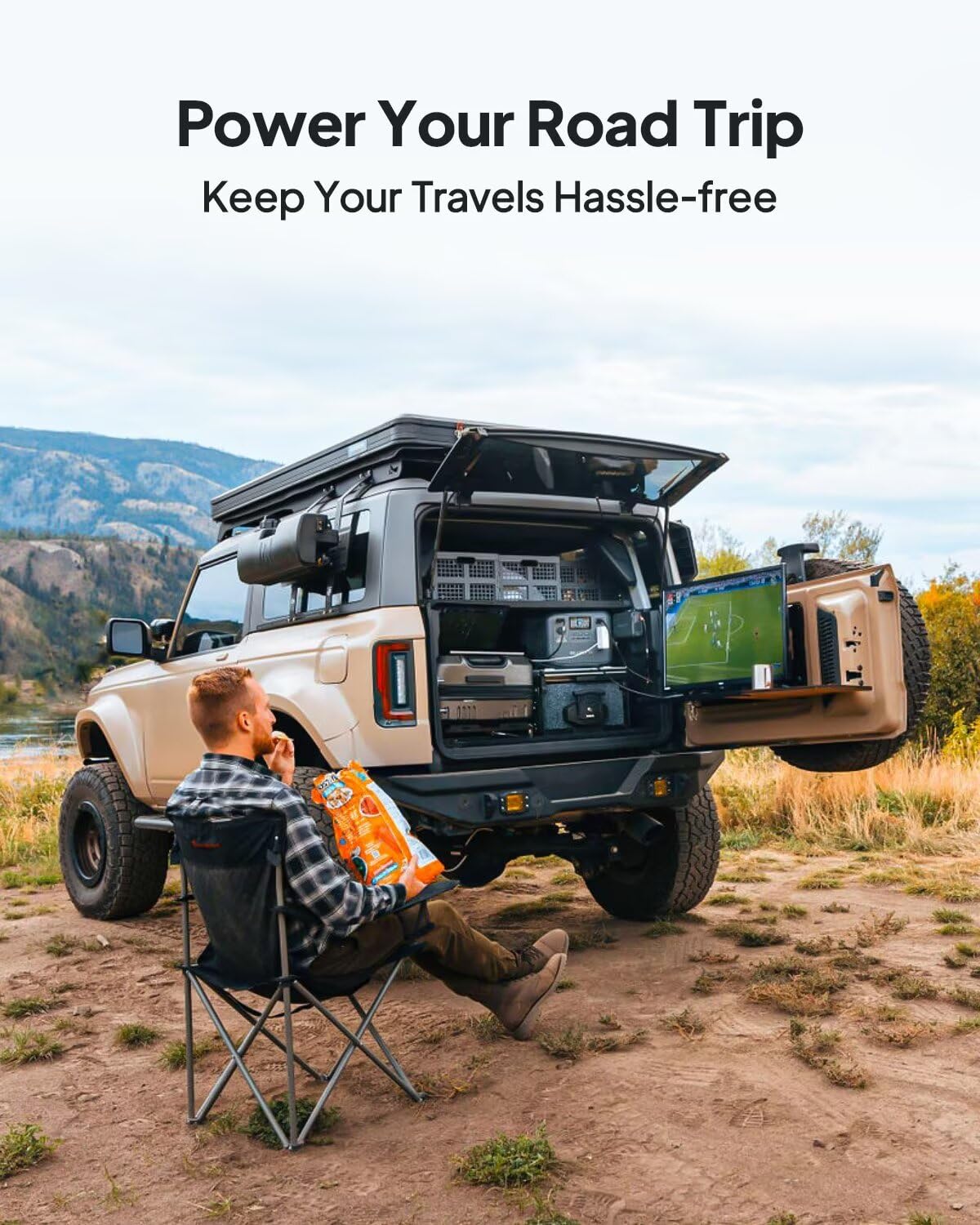 BLUETTI 560W Alternator Charger - Fast DC-DC Portable Power Station Charger | 6X Faster Than Cigarette Lighter | Compatible with 95% Solar Generators | Ideal for Road Trips, RV Camping & Emergency Power Backup